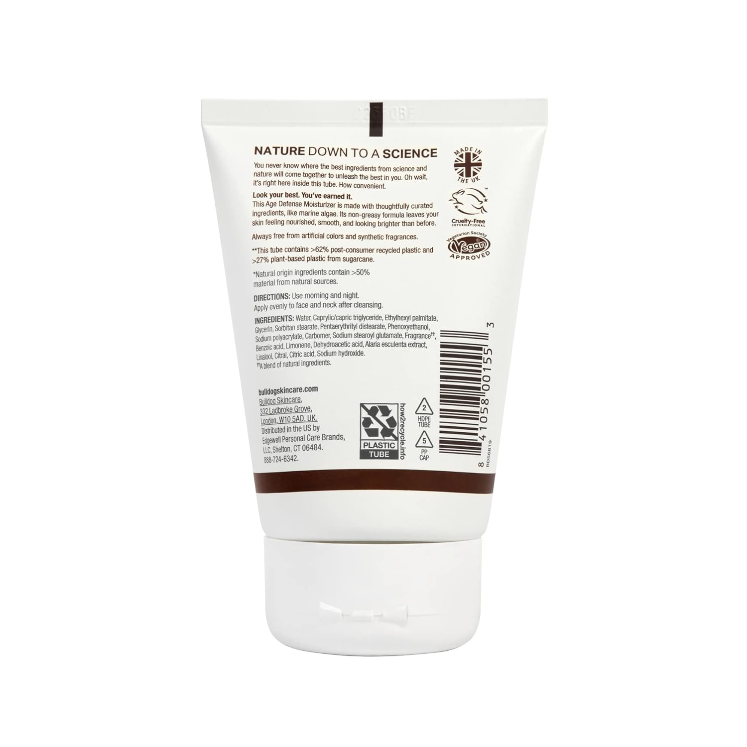 BULLDOG Mens Skincare Face Moisturizer Age Defense 3.3oz and Original Face Wash/Scrub 5oz Bundle - Image 5