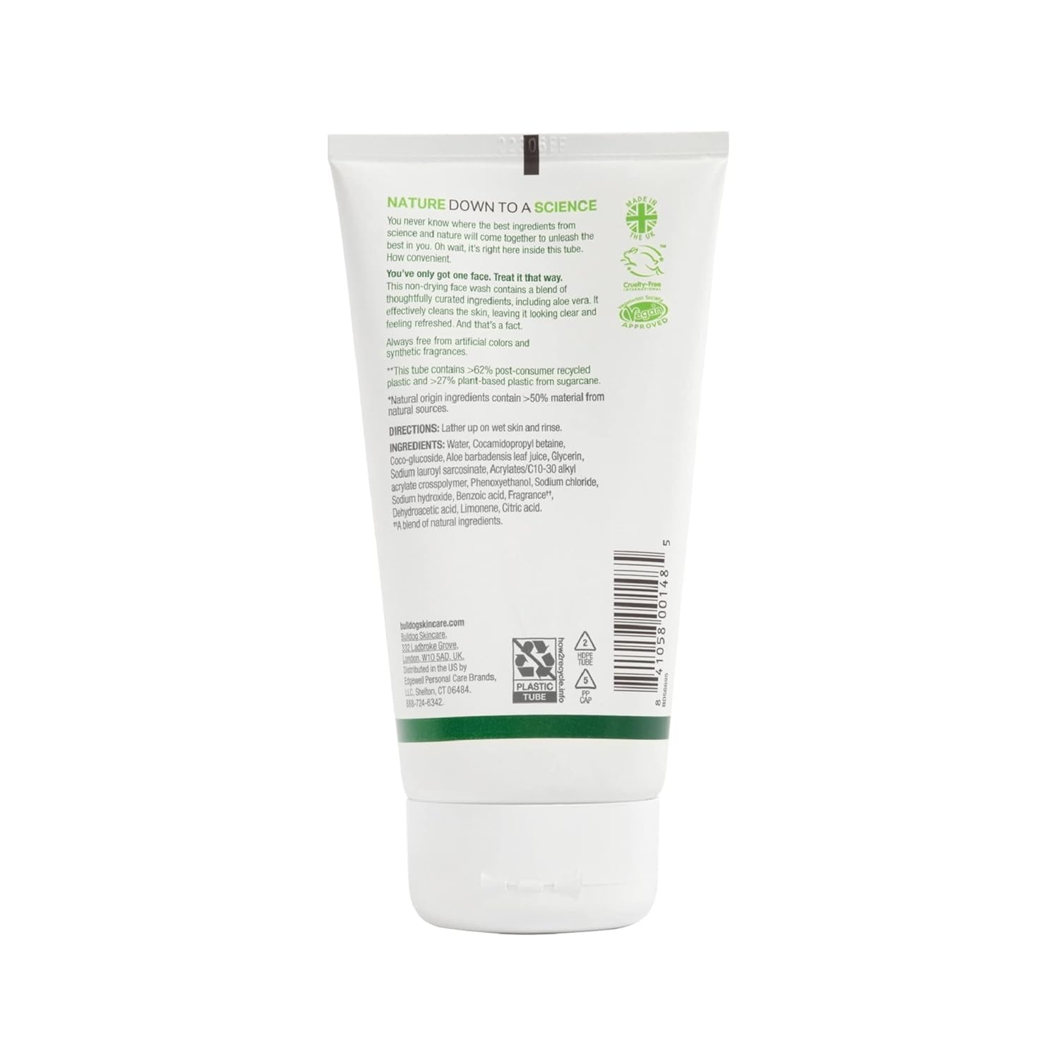 BULLDOG Mens Skincare Face Moisturizer Age Defense 3.3oz and Original Face Wash/Scrub 5oz Bundle - Image 8