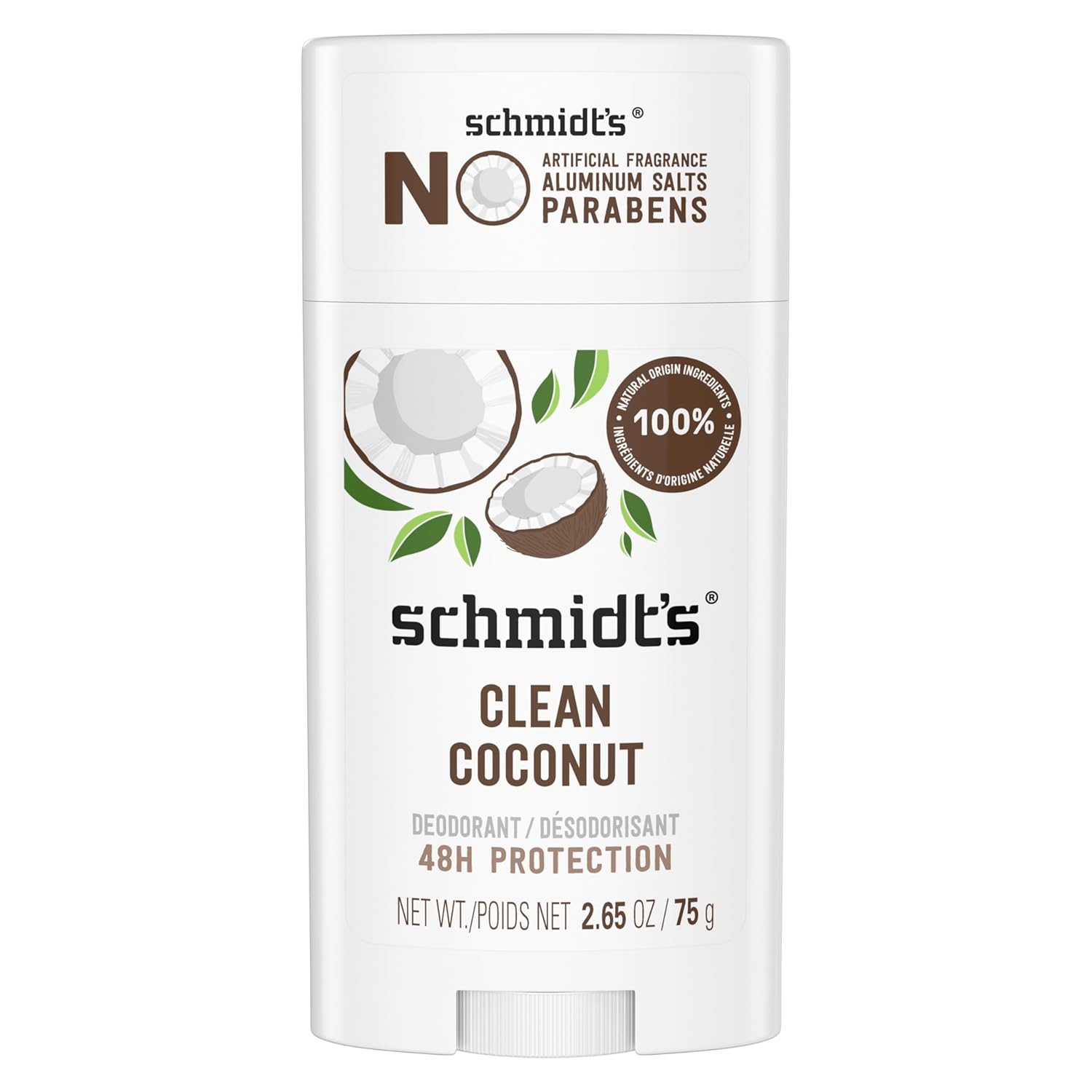 Schmidt's Aluminum Free Natural Deodorant for Women and Men, Sandalwood and Citrus & Aluminum-Free Vegan Deodorant Clean Coconut for Women and Men - Image 6