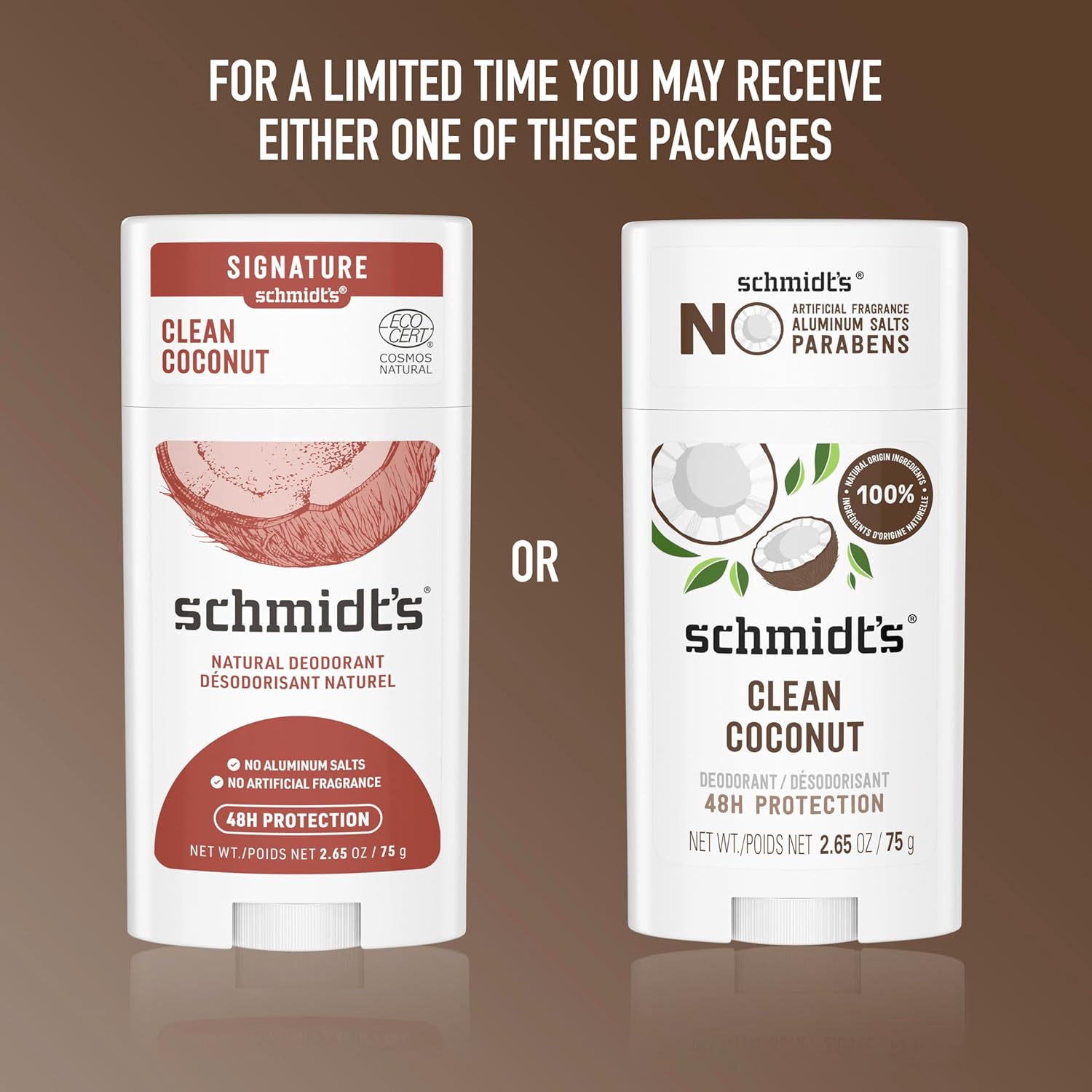 Schmidt's Aluminum Free Natural Deodorant for Women and Men, Sandalwood and Citrus & Aluminum-Free Vegan Deodorant Clean Coconut for Women and Men - Image 7