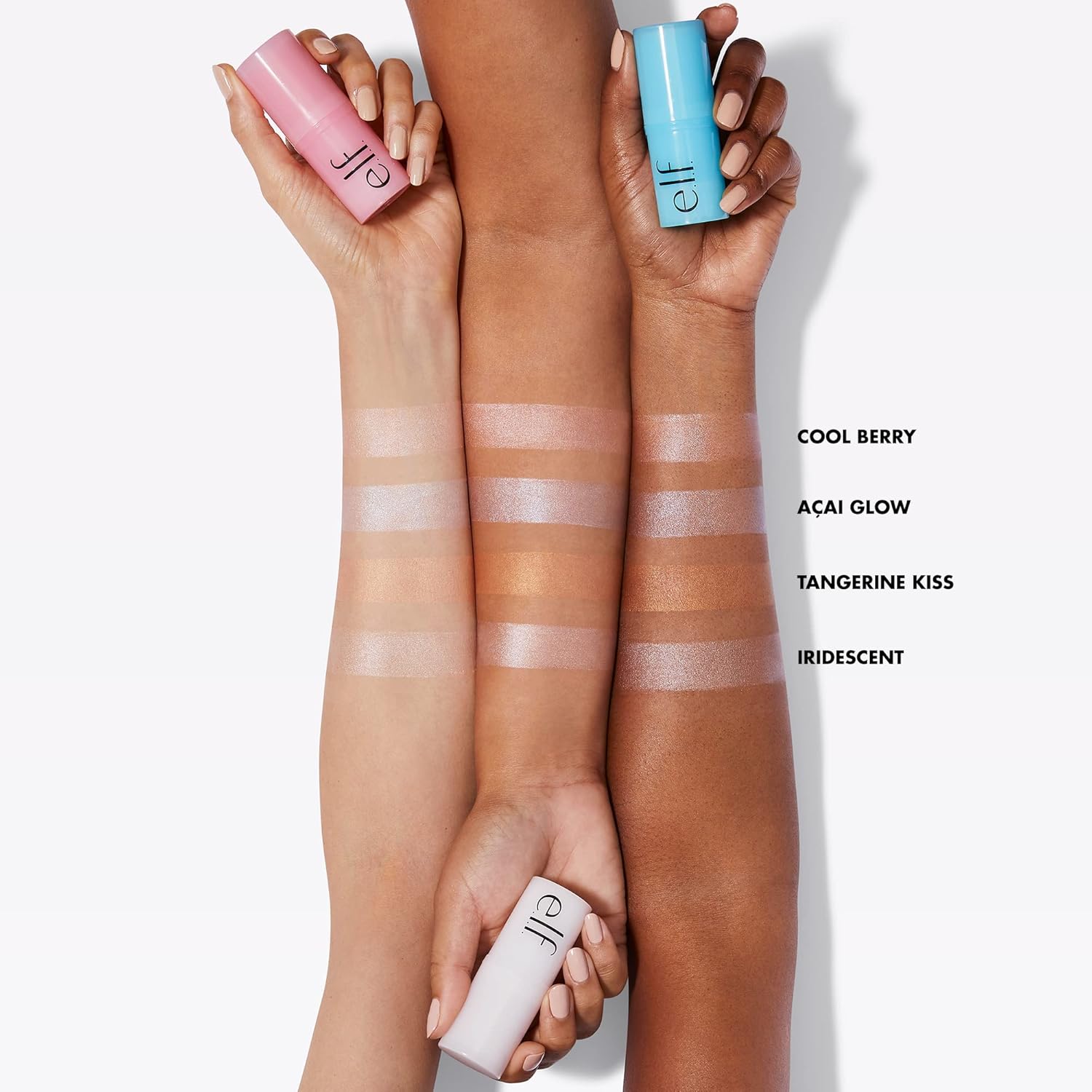 e.l.f. Daily Dew Stick, Cooling Highlighter Stick For Dewy Skin, Gives Your Complexion A Radiant Glow, Vegan & Cruelty-Free, Iridescent - Image 5