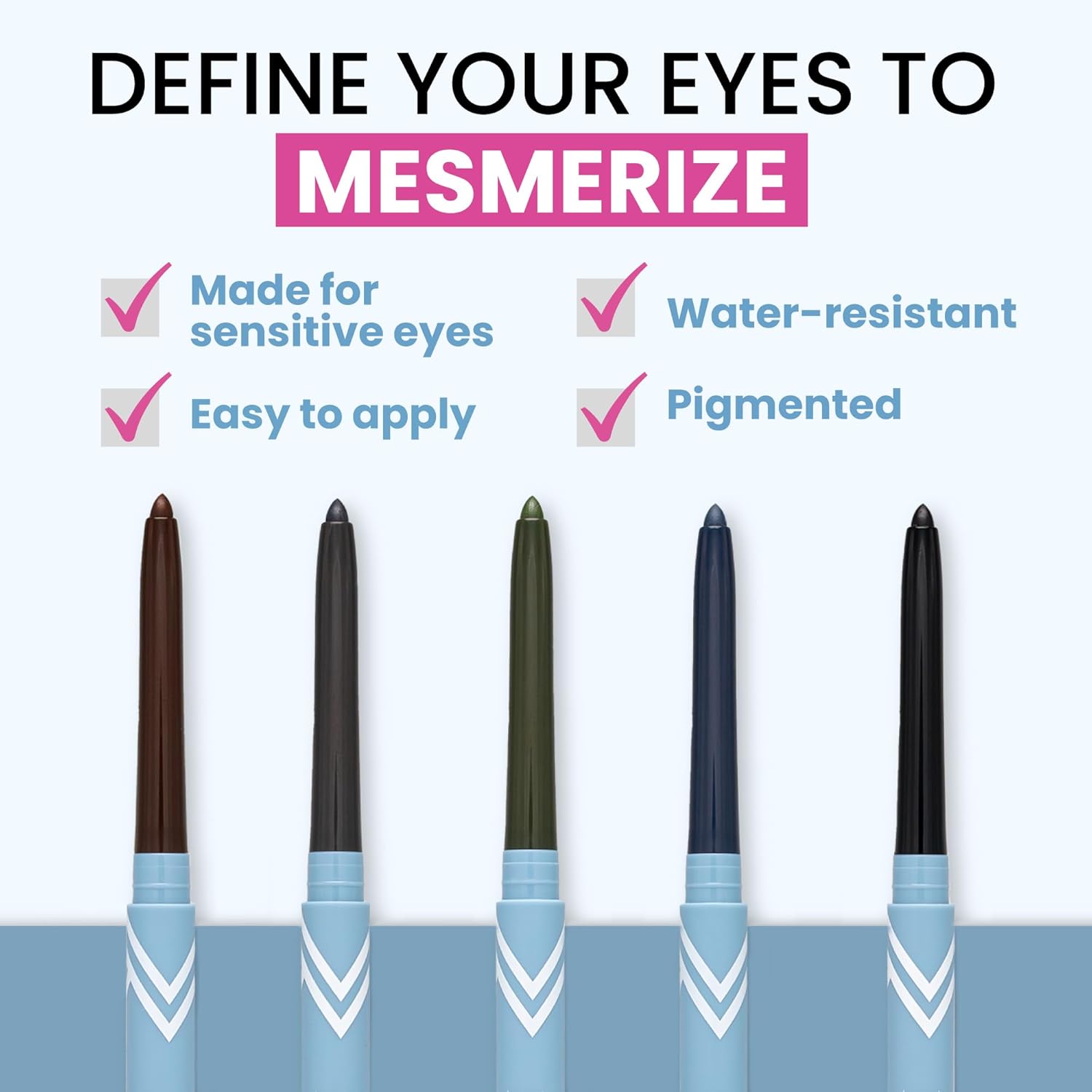 PrimeEyes Glide Eyeliner for Mature Women – Water-Resistant, Long-Stay and Mess-Proof – Gel Cream Texture, Discreet Sharpener and Effective Smudger (Wood (brown)) - Image 3
