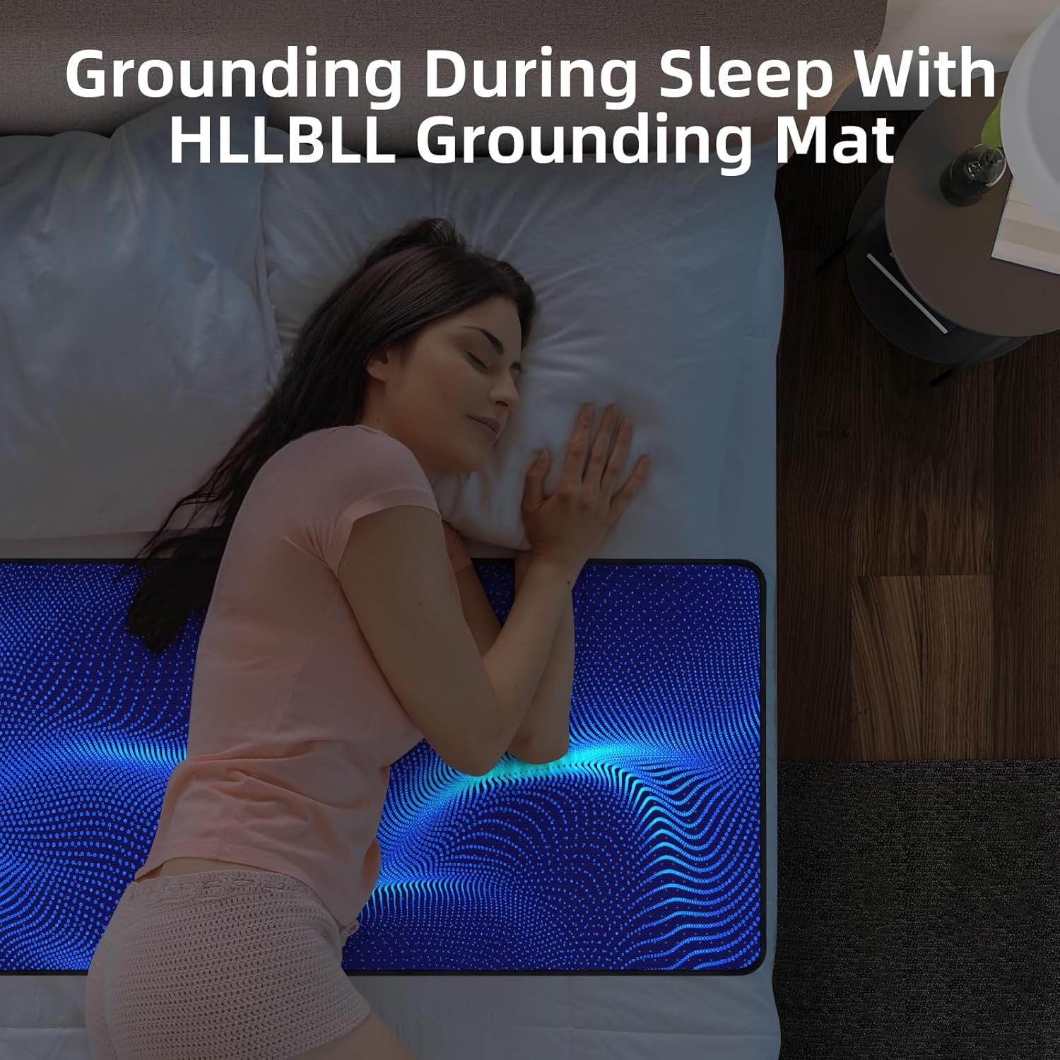 Grounding Mat for Improved Sleep, Reduced Anxiety, Pain, Inflammation, Headache Relief, Balance. Grounded Therapy- (Black, (60 * 27.5inch)) - Image 4