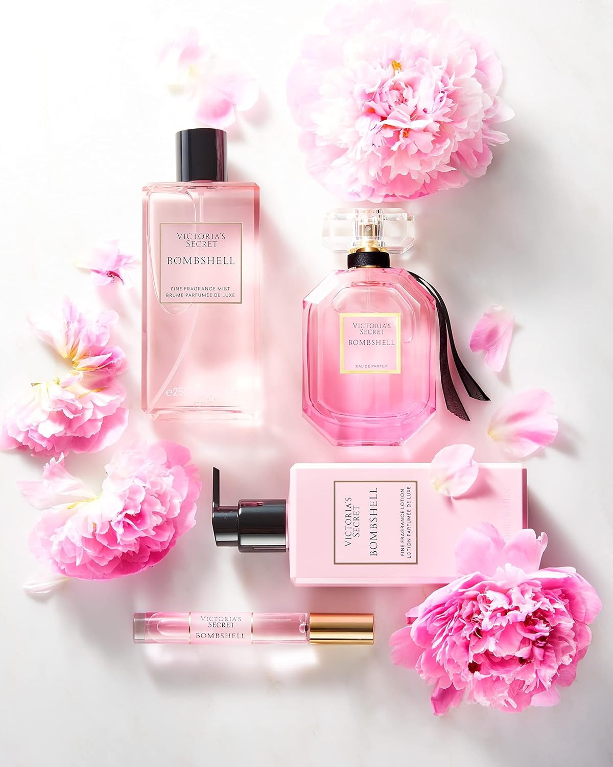 Victoria's Secret Bombshell 3 Piece Luxe Fragrance Gift Set: 1.7 oz. Eau de Parfum, Travel Lotion & Shimmer Mist - Image 6