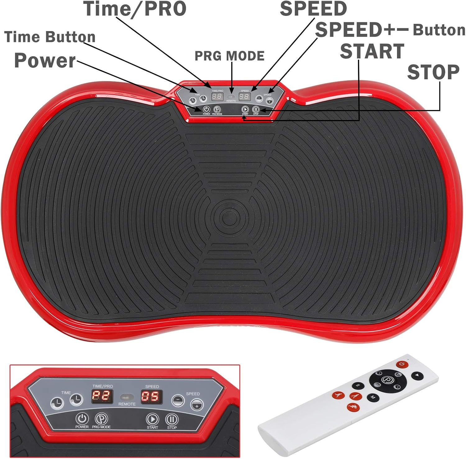 LEMY Vibration Plate Exercise Machine, Full Body Shaker with Bluetooth and Remote Control, Vibrating Plate Machine for Fitness, Training - Image 6