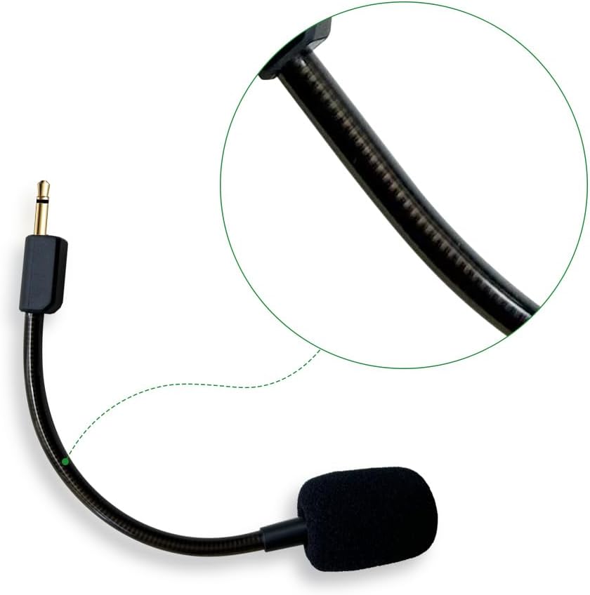Replacement Mic Compatible with Razer BlackShark V2 / V2 Pro Headsets, Microphone Replacement Compatible with BlackShark V2 SE Headphones - Image 5