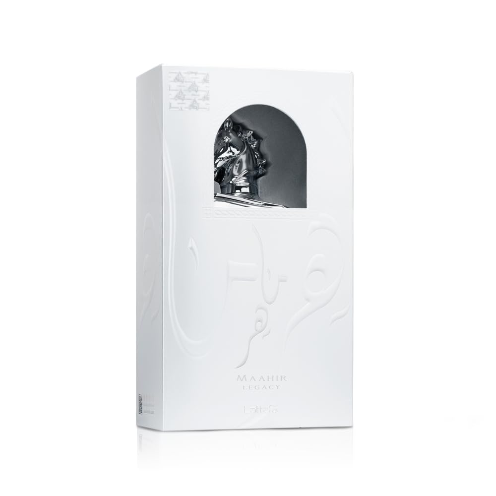Lattafa Maahir Legacy - Aromatic Spicy, Citrus, Amber Wood - Eau de Parfum Long-Lasting Fragrance for Men, 3.40 Ounce / 100 ml - Image 5