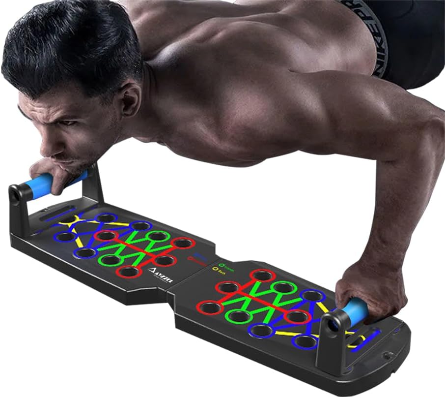Push Up Board, Portable Multi-Function fitness Push-Up Board, Detachable and Portable with Non Slip Pushup Handles for floor, Push up board for Men and Women - Image 5