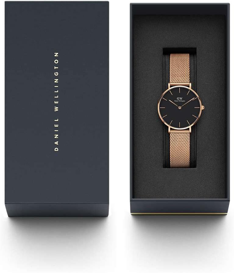 Daniel Wellington Petite Melrose 32mm Women's Watch, Stainless Steel (316L) Rose Gold Watch for Women - Image 10