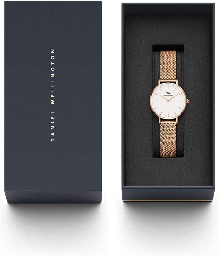 Daniel Wellington Petite Melrose 28mm Women's Watch, Stainless Steel (316L) Rose Gold Watch for Women - Image 7