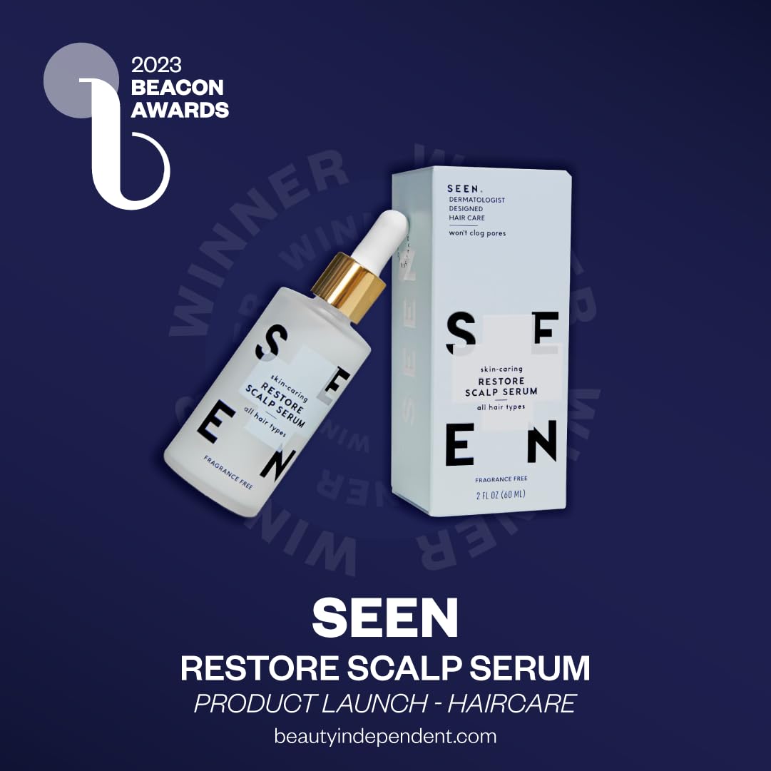 SEEN Restore Scalp Serum, Fragrance-Free - Clinically Proven, Dermatologist-Developed Hydrating Serum, Promotes Healthy Scalp, Safe for Sensitive & Eczema-Prone Skin - Image 8