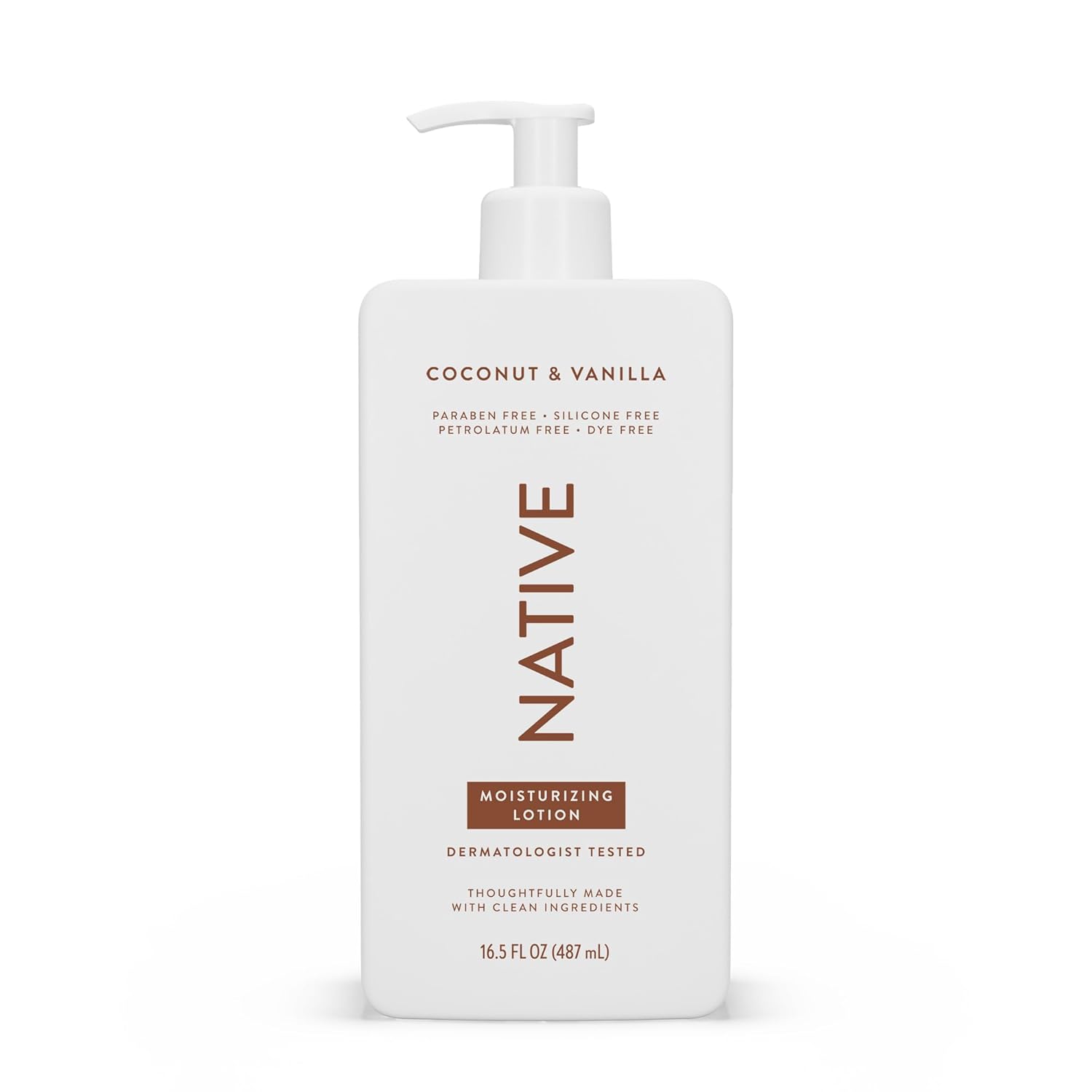 Native Body Lotion Contains Naturally Derived Plant-Based Moisturizers for Women and Men | Restores Dry Skin, Coconut & Vanilla, 16.5 fl oz - Image 2