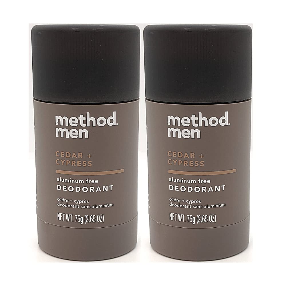 Method Men Aluminum Free Deodorant, Cedar & Cypress, 2.65 OZ. (2 Pack) - Image 2