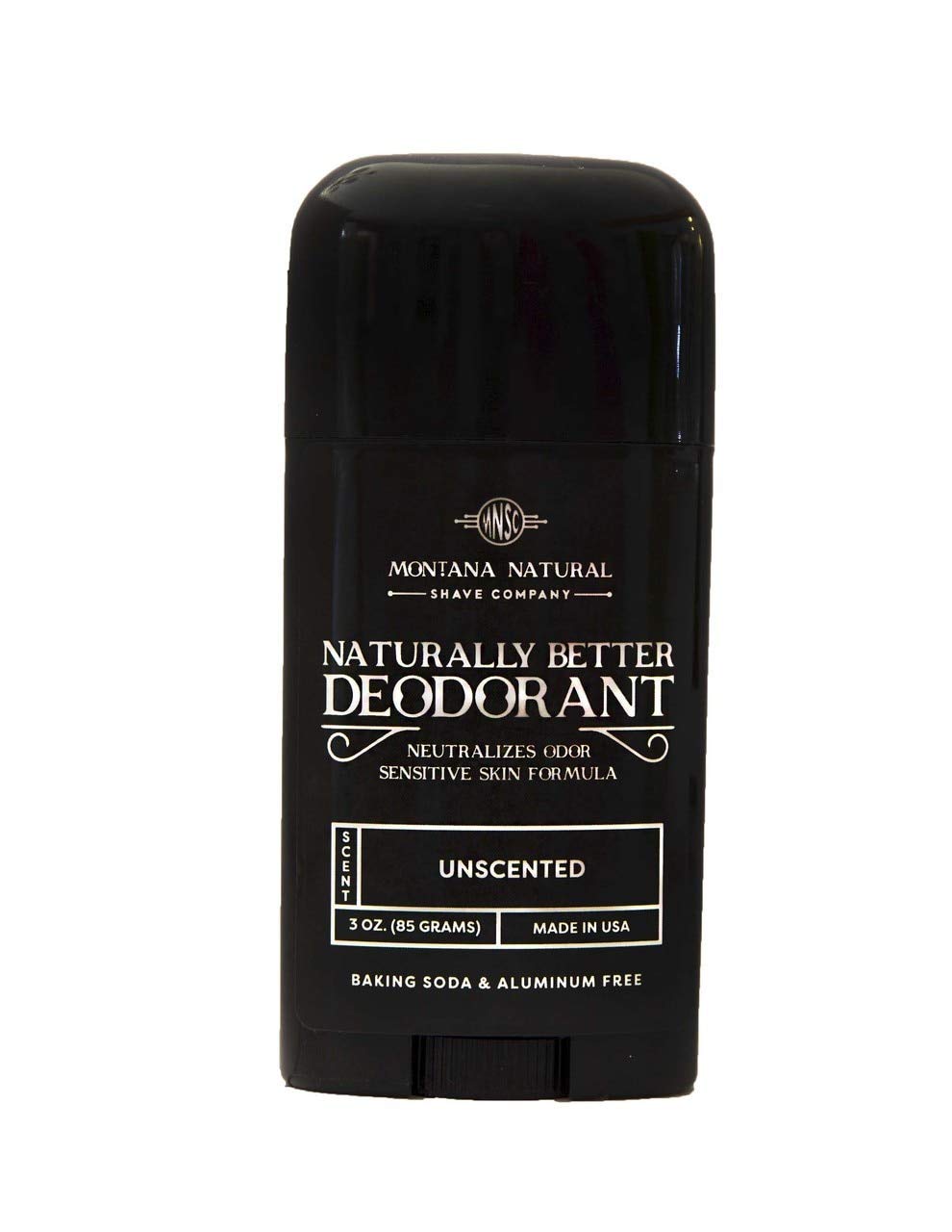 MNSC Unscented Naturally Better Deodorant - Magnesium and Activated Charcoal - Sensitive Skin Formula, Aluminum-Free, Baking Soda-Free, All-Natural, Plant-Derived, Made in USA - Image 2