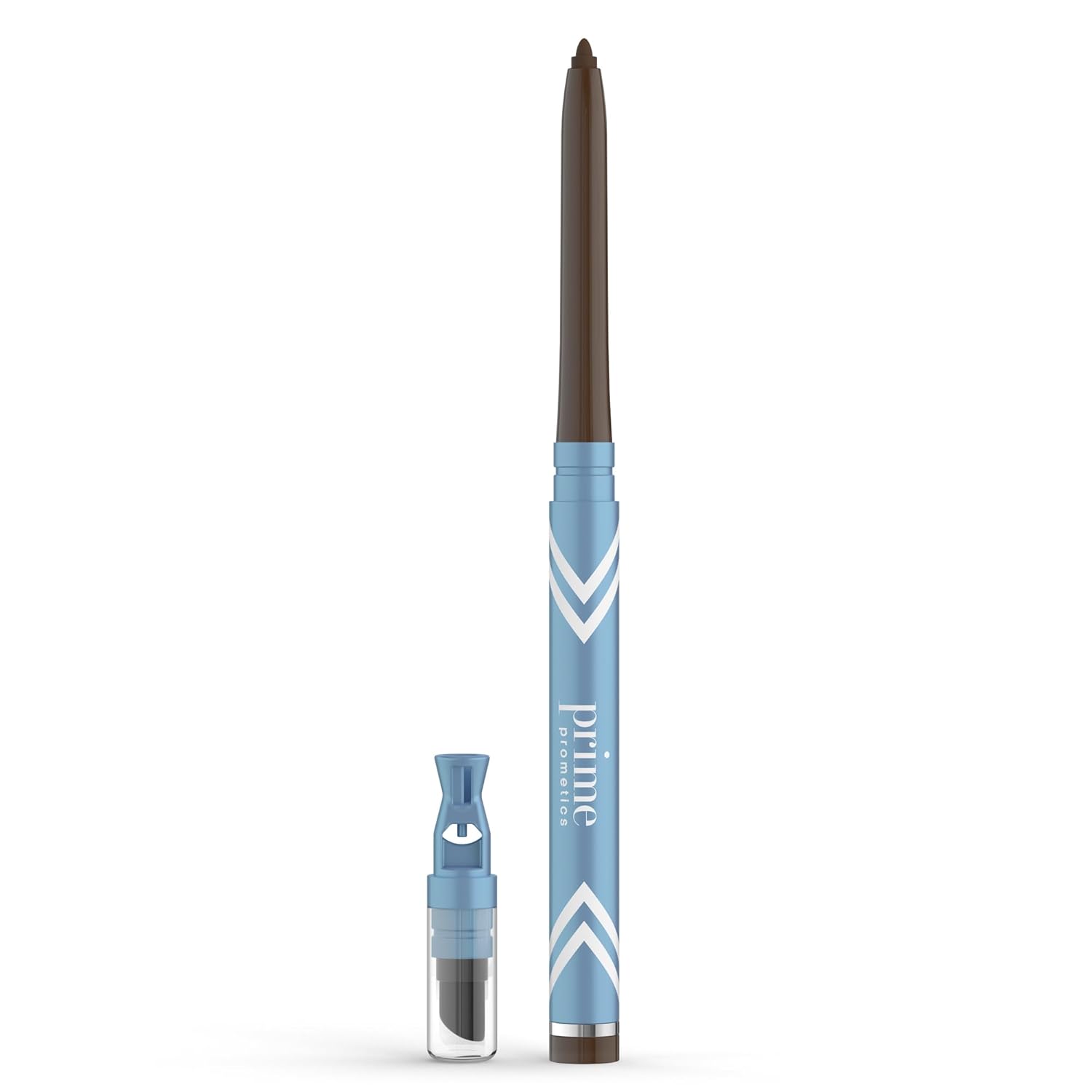 PrimeEyes Glide Eyeliner for Mature Women – Water-Resistant, Long-Stay and Mess-Proof – Gel Cream Texture, Discreet Sharpener and Effective Smudger (Wood (brown)) - Image 2