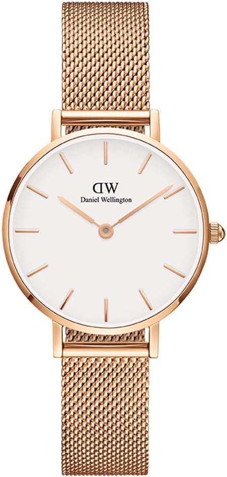 Daniel Wellington Petite Melrose 28mm Women's Watch, Stainless Steel (316L) Rose Gold Watch for Women - Image 2