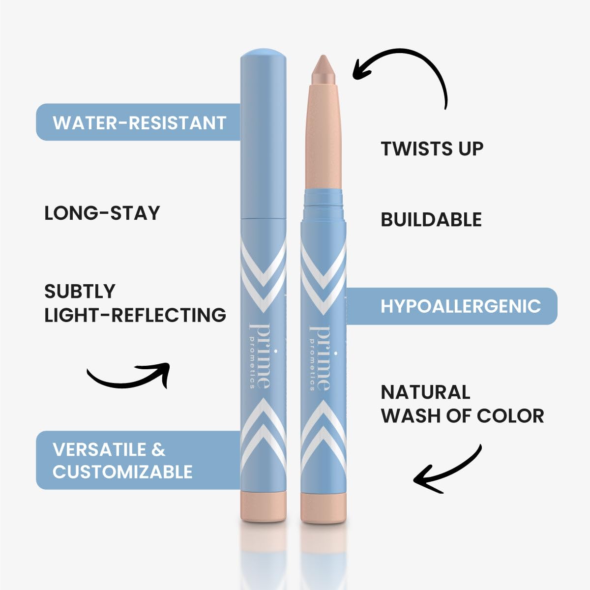 PrimeEyes Eye Brightener for Mature Women – Creamy Eye Shadow Sticks – Easy Application, Quick Eye Lift Effect – Hypoallergenic, Long Wear, Water-Resistant (Stardust) - Image 5