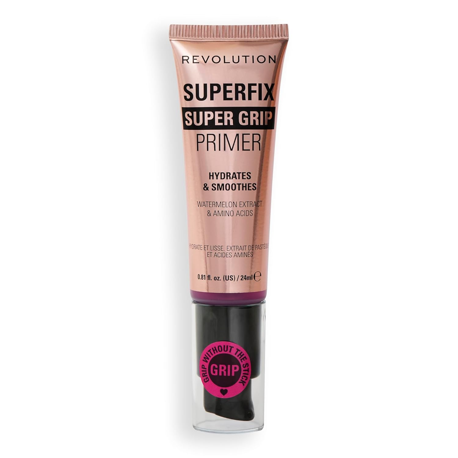 Revolution, Superfix Grip Primer, Hydrating & Smoothing Face Primer for Makeup, Gel-Formula to Grip Look, Vegan & Cruelty-Free, 0.81 fl oz - Image 2