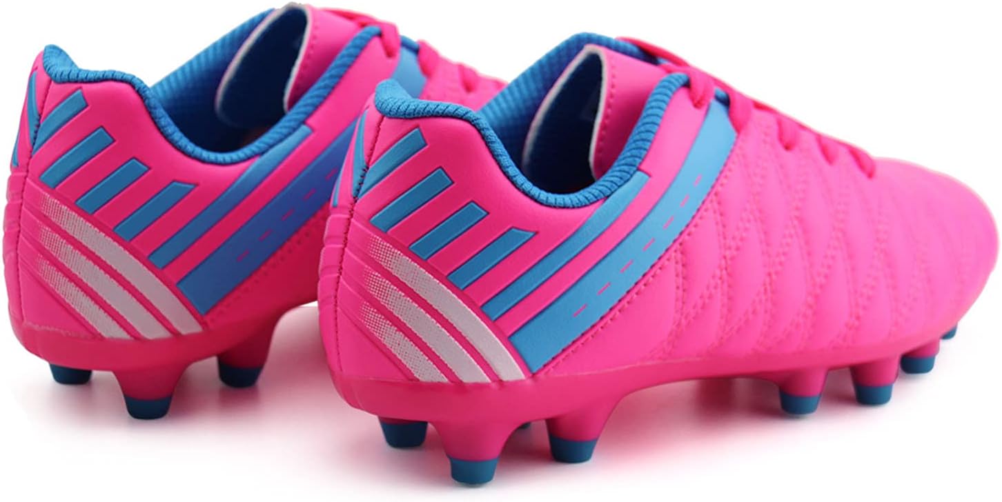 brooman Kids Athletic Soccer Cleats Boys Girls Outdoor Firm Ground Football Shoes - Image 8