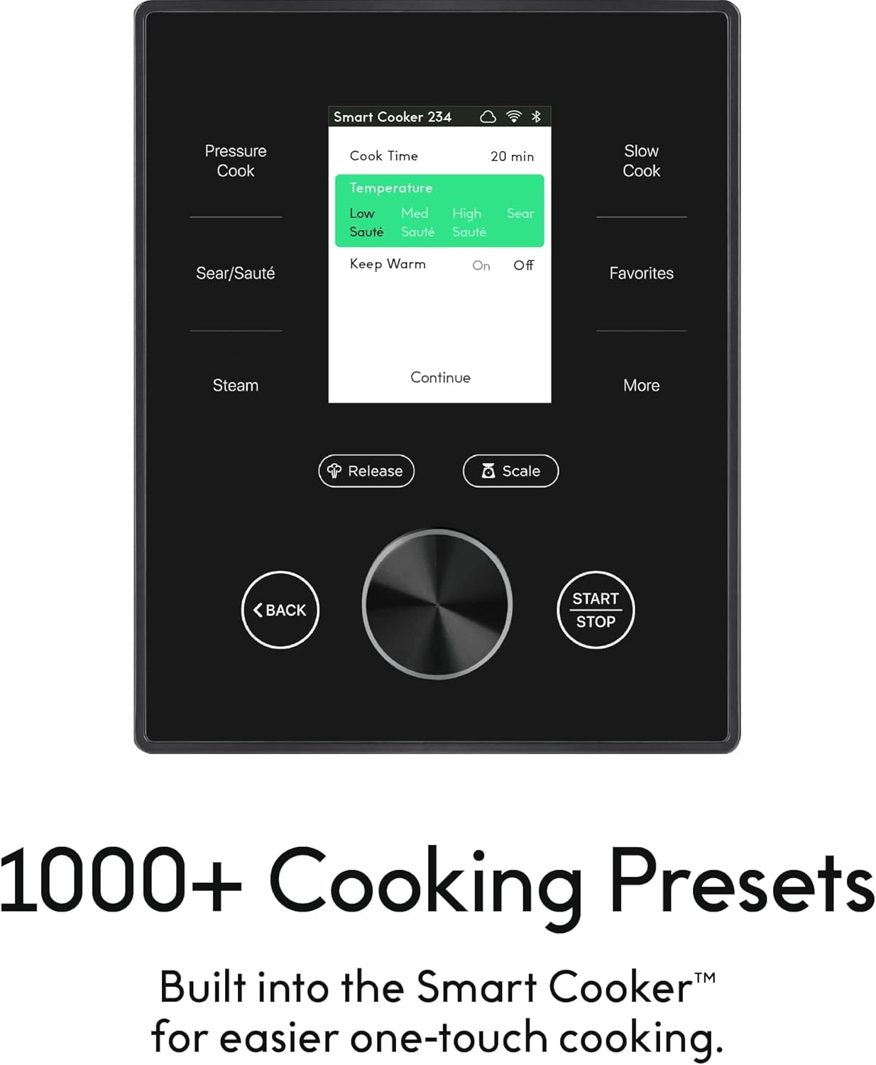 CHEF iQ Smart Pressure Cooker 10 Cooking Functions & 18 Features, Built-in Scale, 1000+ Presets & Times & Temps w/App for 600+ Foolproof Guided Recipes, Rice & Slow Electric MultiCooker, 6 Qt - Image 5
