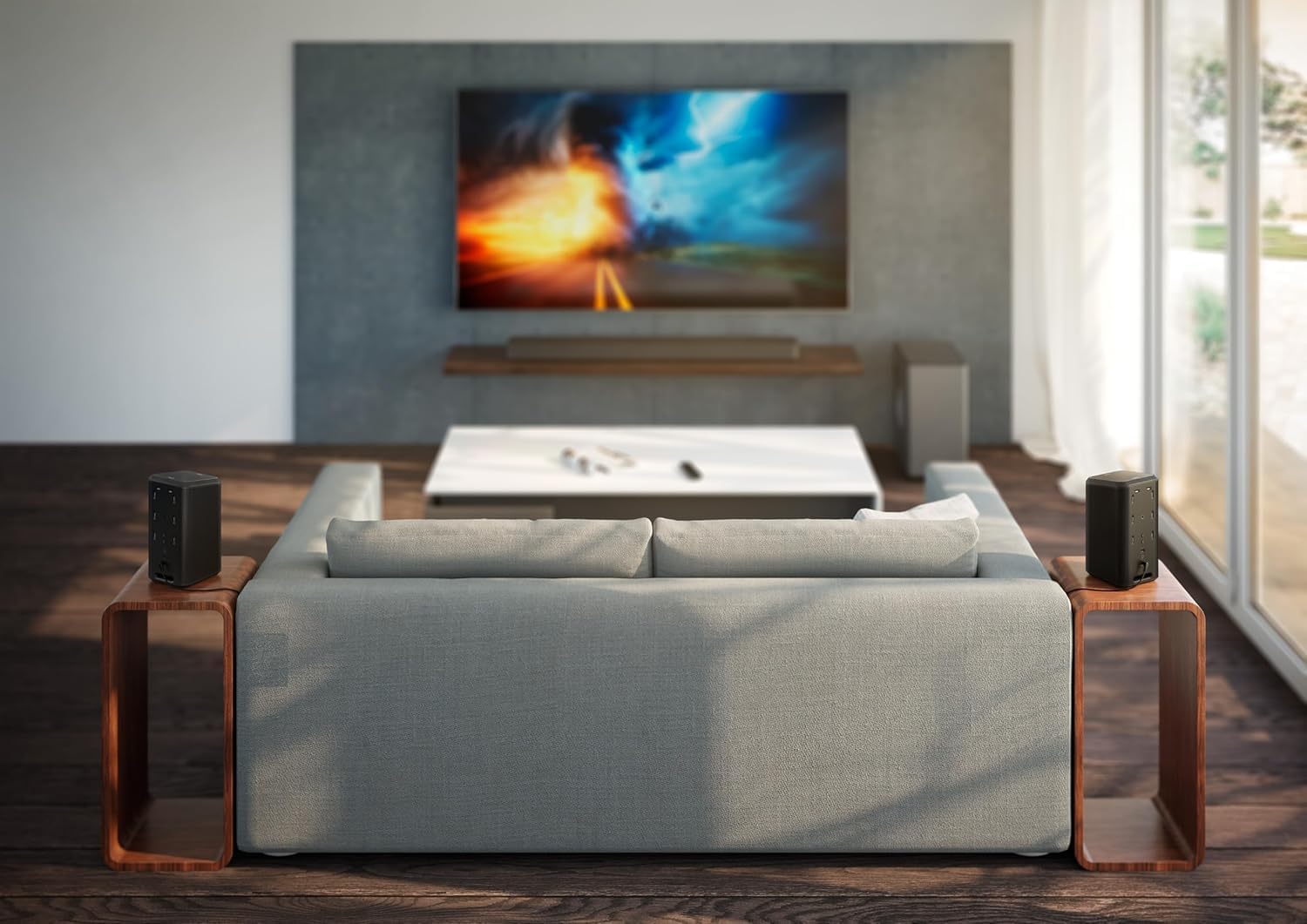 PHILIPS Fidelio TAFS1 Bluetooth Speaker System - 60 W RMS - Alexa, Google Assistant, Siri Supported - Black - Image 10