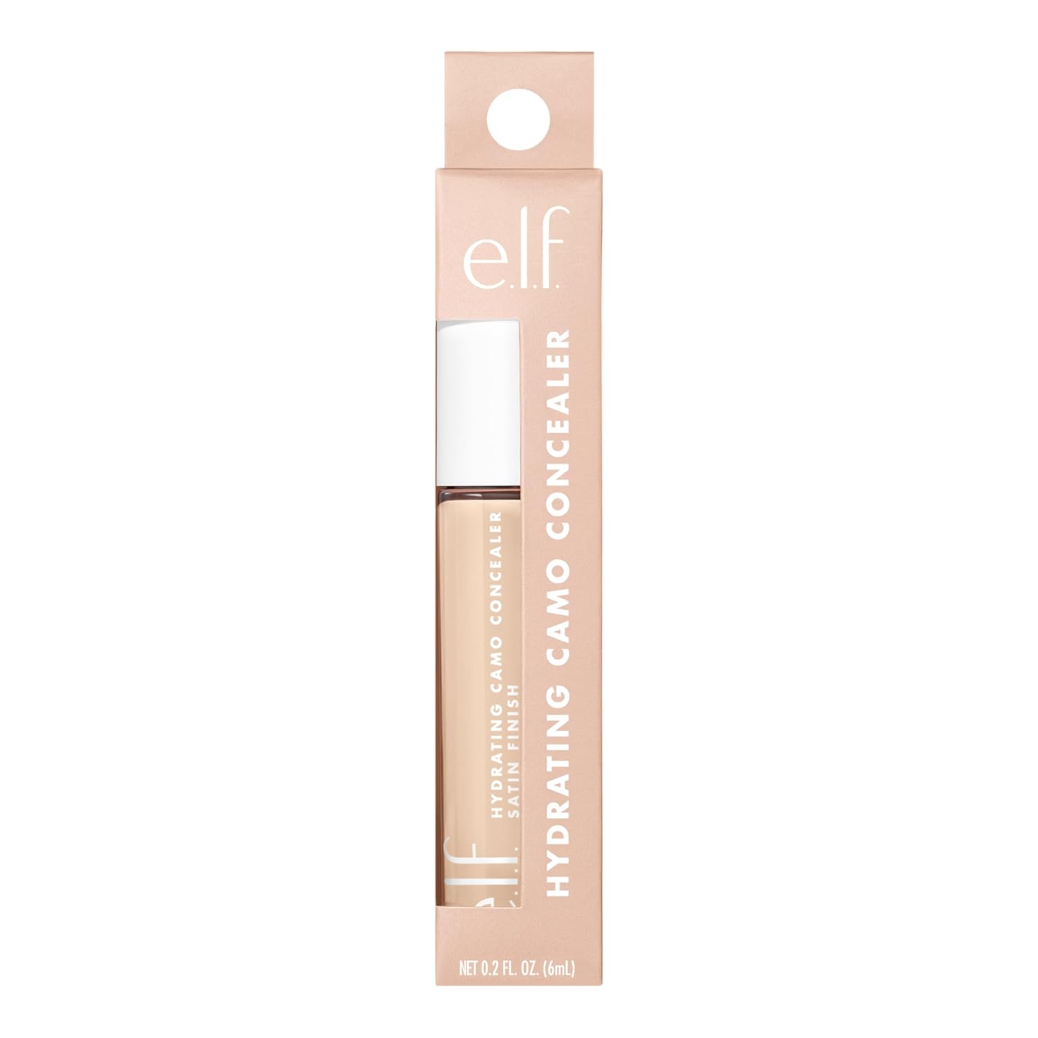 e.l.f. Hydrating Camo Concealer, Lightweight, Full Coverage, Long Lasting, Conceals, Corrects, Covers, Hydrates, Highlights, Light Ivory, Satin Finish, 25 Shades, All-Day Wear, 0.20 Fl Oz - Image 5