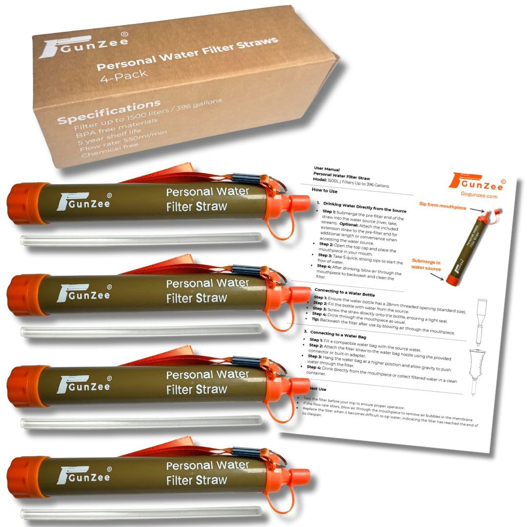 Emergency Water Straw – Portable Water Filter Straw for Survival Gear and Supplies, Camping, Hiking & Backpacking – Lightweight Water Filter Survival Tool for Clean Drinking Water in Any Situation - Image 9