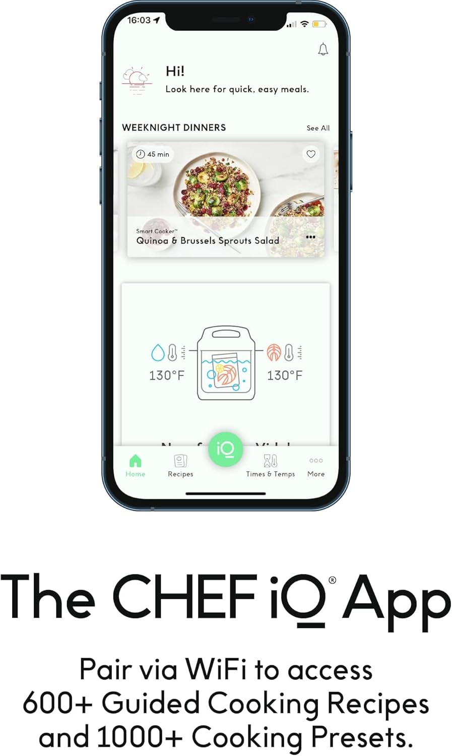 CHEF iQ Smart Pressure Cooker 10 Cooking Functions & 18 Features, Built-in Scale, 1000+ Presets & Times & Temps w/App for 600+ Foolproof Guided Recipes, Rice & Slow Electric MultiCooker, 6 Qt - Image 4