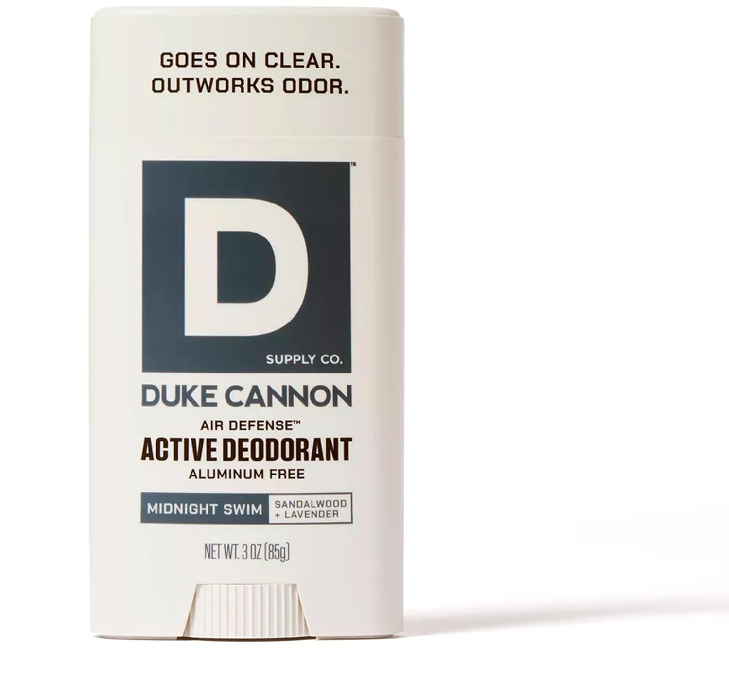 Duke Cannon Supply Co. Air Defense Active Aluminum-Free Deodorant Stick for Men - Midnight Swim - 3oz - Pack Of 01 - Image 2