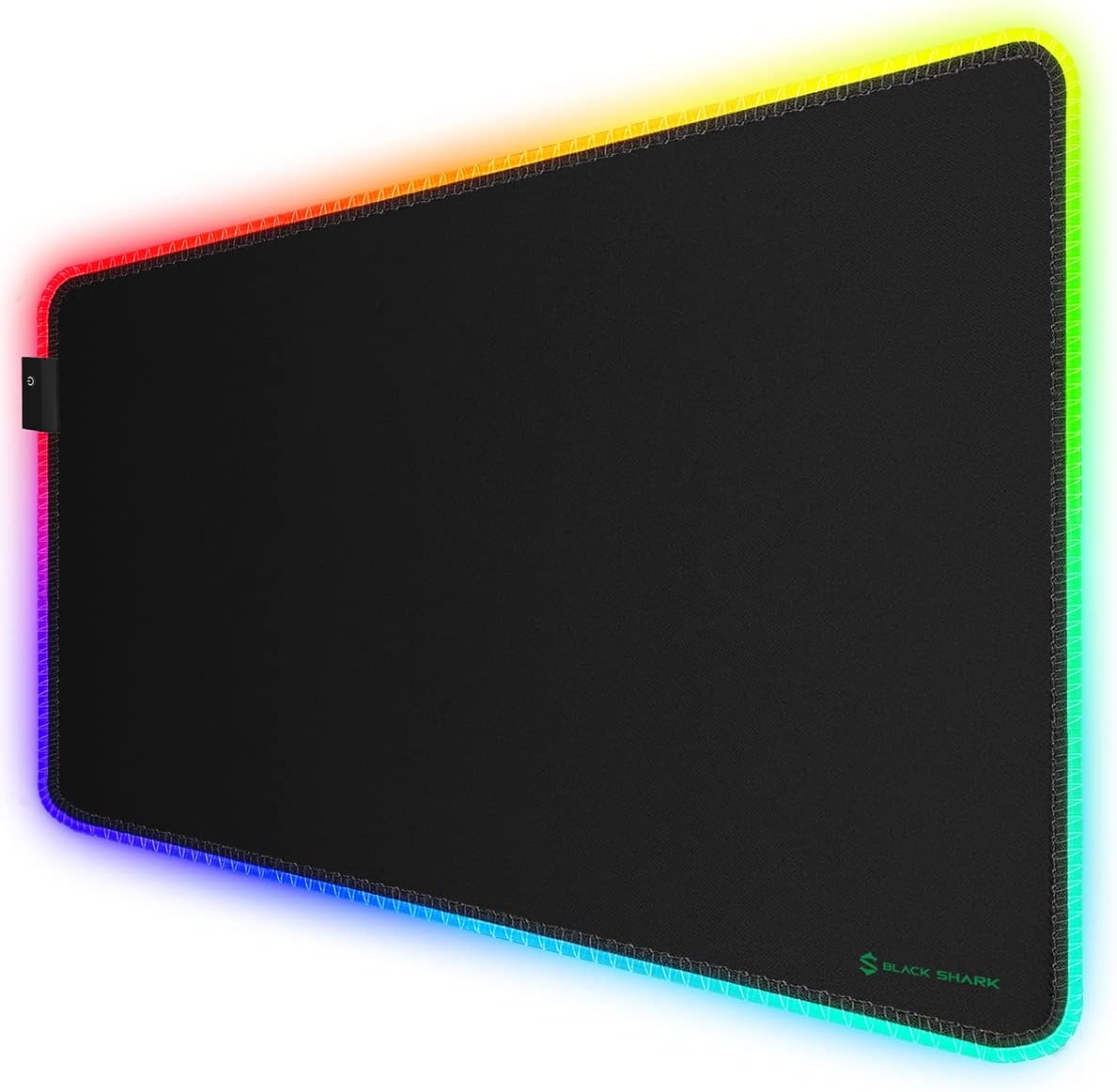 Black Shark RGB Mouse Pad 35.4"x15.75"x0.15" Extended Desk Mat with Smooth Surface and 11 Lighting Effects, Desk Pad with Anti-Fray Stitched Edges and Non-Slip Rubber Base, Gaming Mouse Pad Manta P7 - Image 2