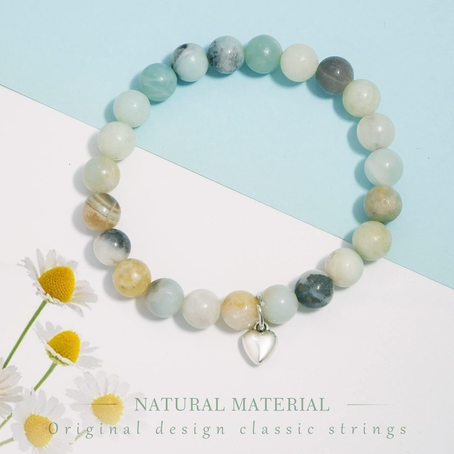 Get Well Soon Gifts for Women,Natural Stone Healing Bracelet, Inspirational Gifts for Women - Image 6