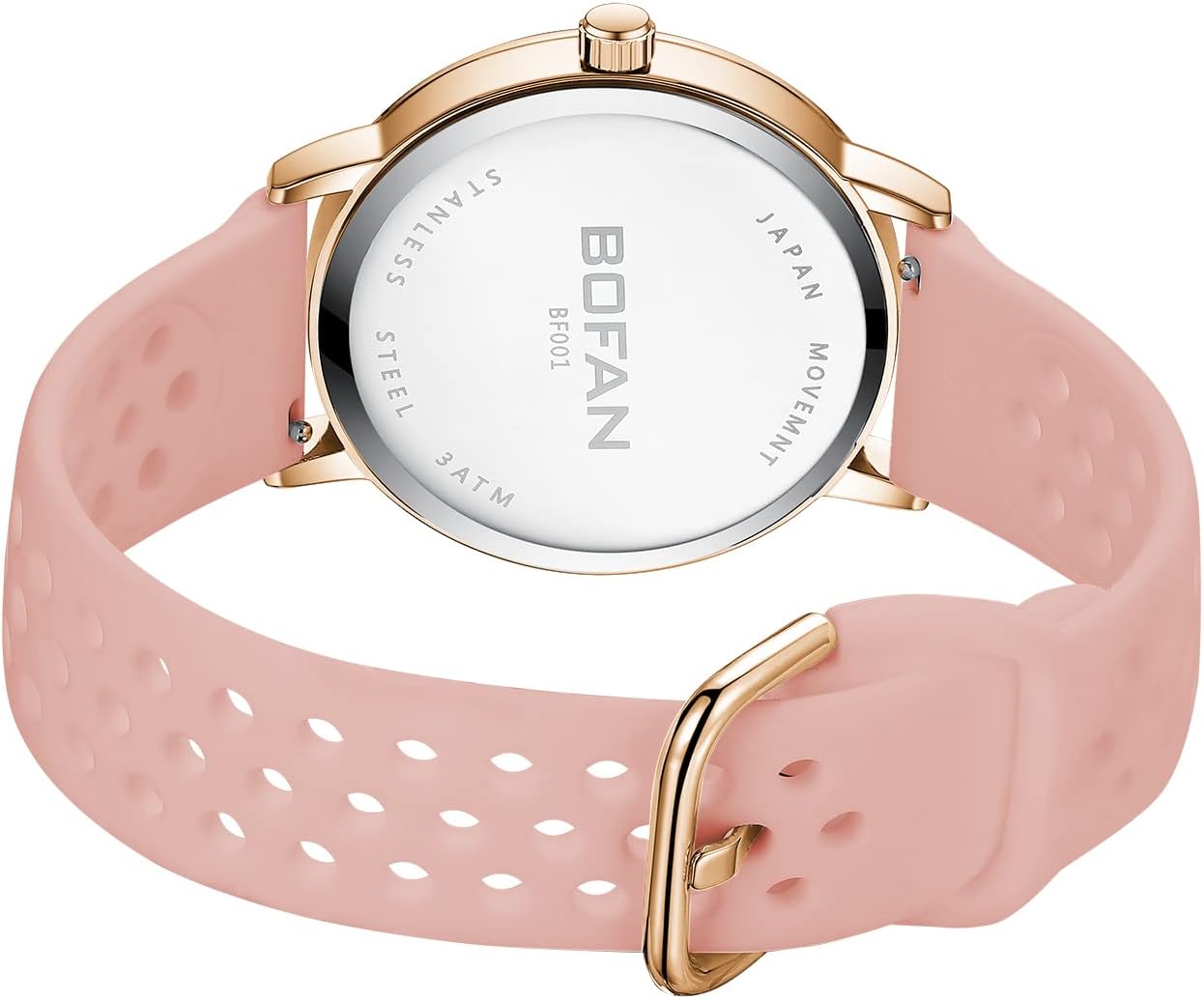 BOFAN Nurse Watch for Medical Professionals,Students,Doctors with Easy to Read Dial,Second Hand and 24 Hour,Soft and Breathable Silicone Band,Water Resistant - Image 4