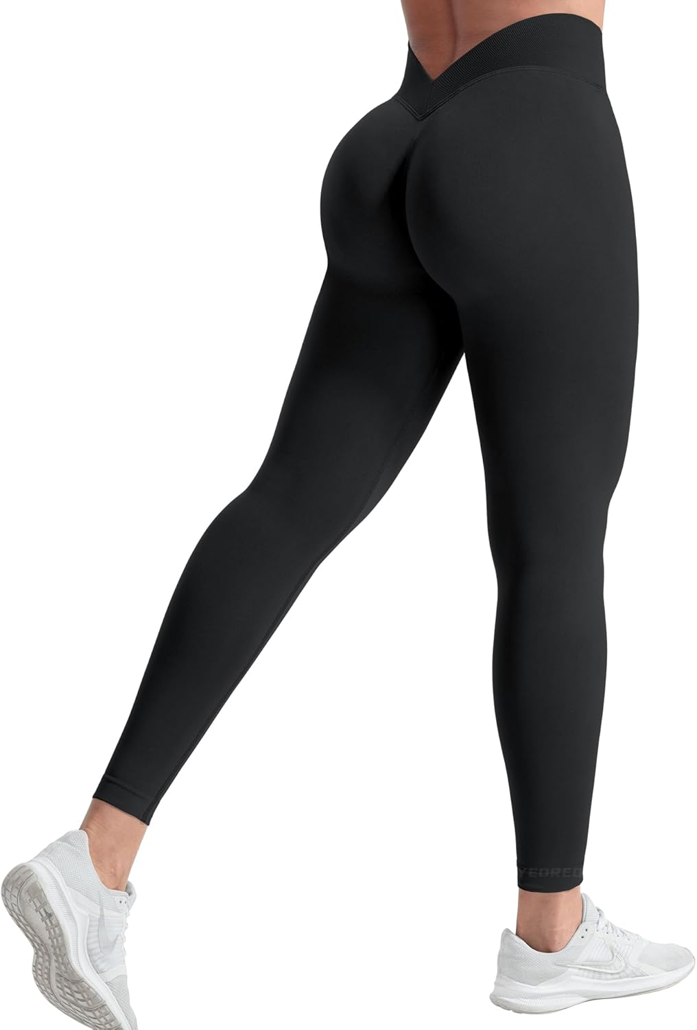 YEOREO Liz Scrunch Workout Leggings for Women High Waisted Butt Lifting V Back Waist Seamless Gym Yoga Leggings - Image 2