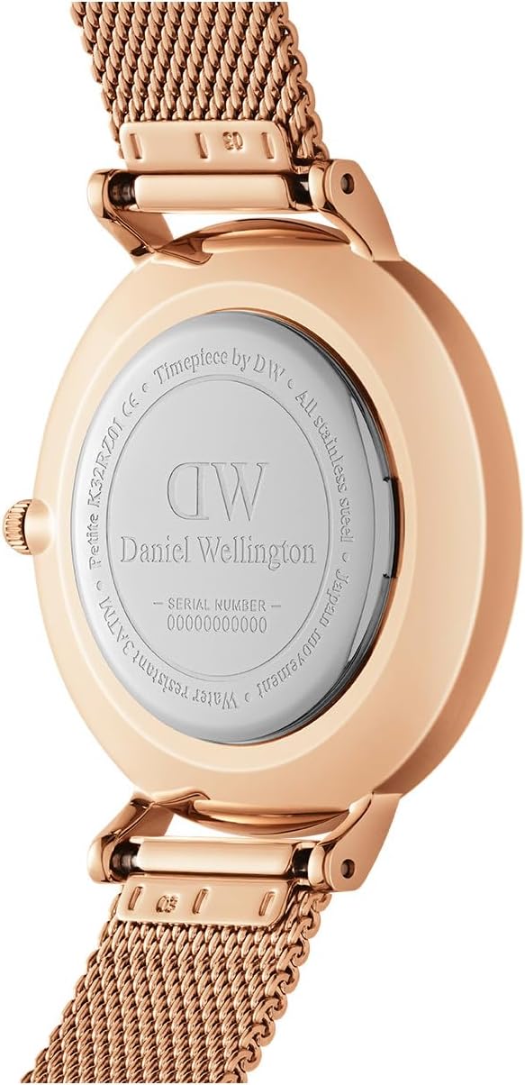 Daniel Wellington Petite Melrose 28mm Women's Watch, Stainless Steel (316L) Rose Gold Watch for Women - Image 4