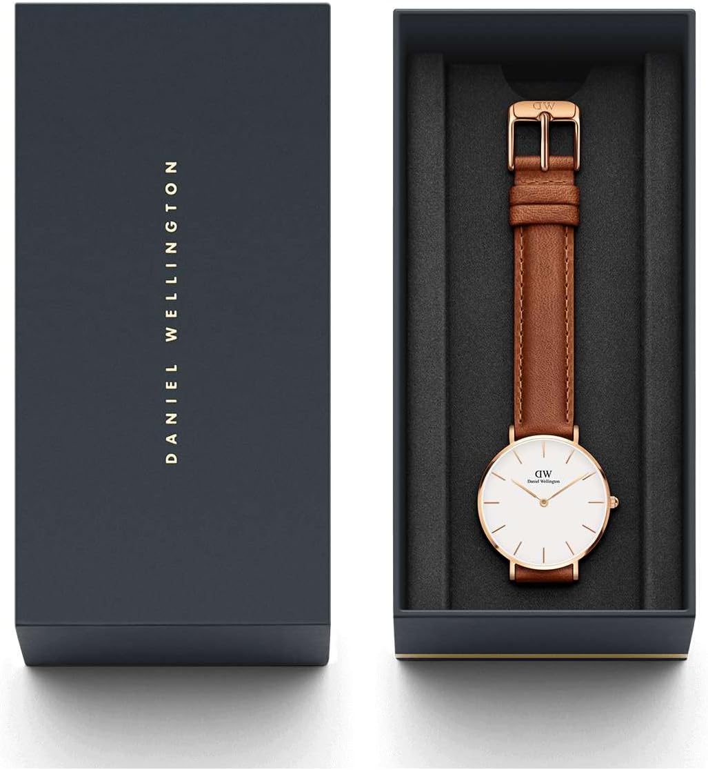 Daniel Wellington Petite Watch Rose Gold Leather - Image 7