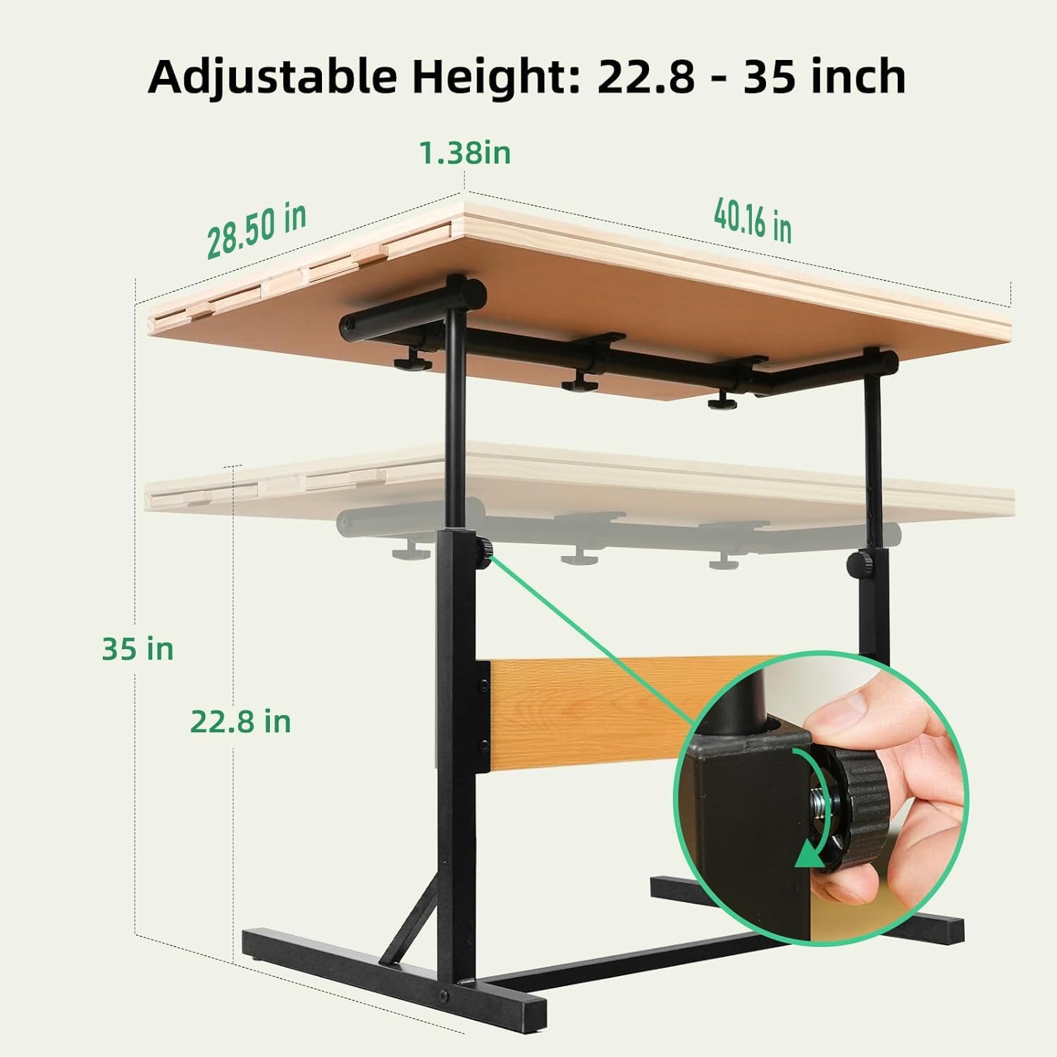 ALL4JIG Puzzle Table for Adults Gifts, Wooden Jigsaw Puzzle Table with 4 Drawers, Upgraded Stability & Optimized Lightweight Design, Puzzles for Adults 2000 Pieces - Image 3