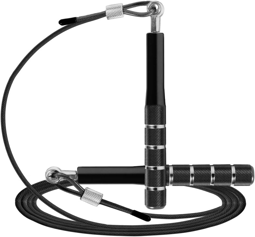 Jump Rope, Wastou Speed Jumping Rope for Training Fitness Exercise, Adjustable Adults Workout Skipping Rope for Men, Women, Kids, Girls - Image 2