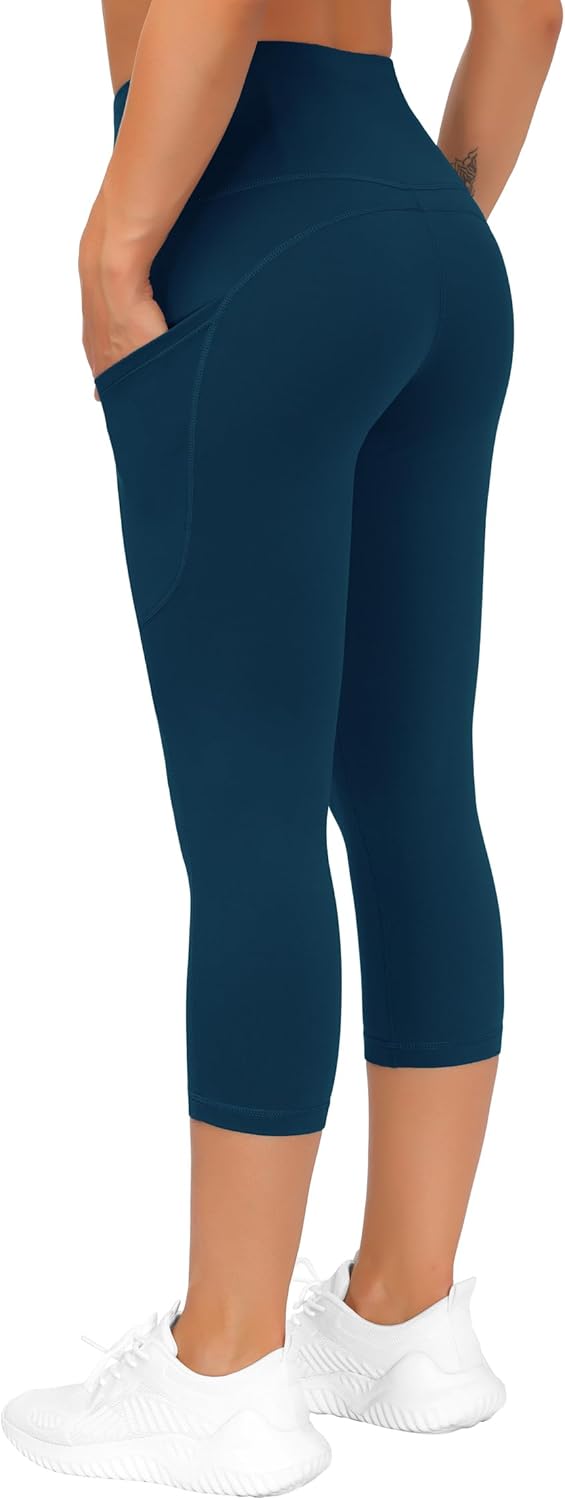 THE GYM PEOPLE Womens' Yoga Pants High Waist with Pocket Tummy Control - Image 5