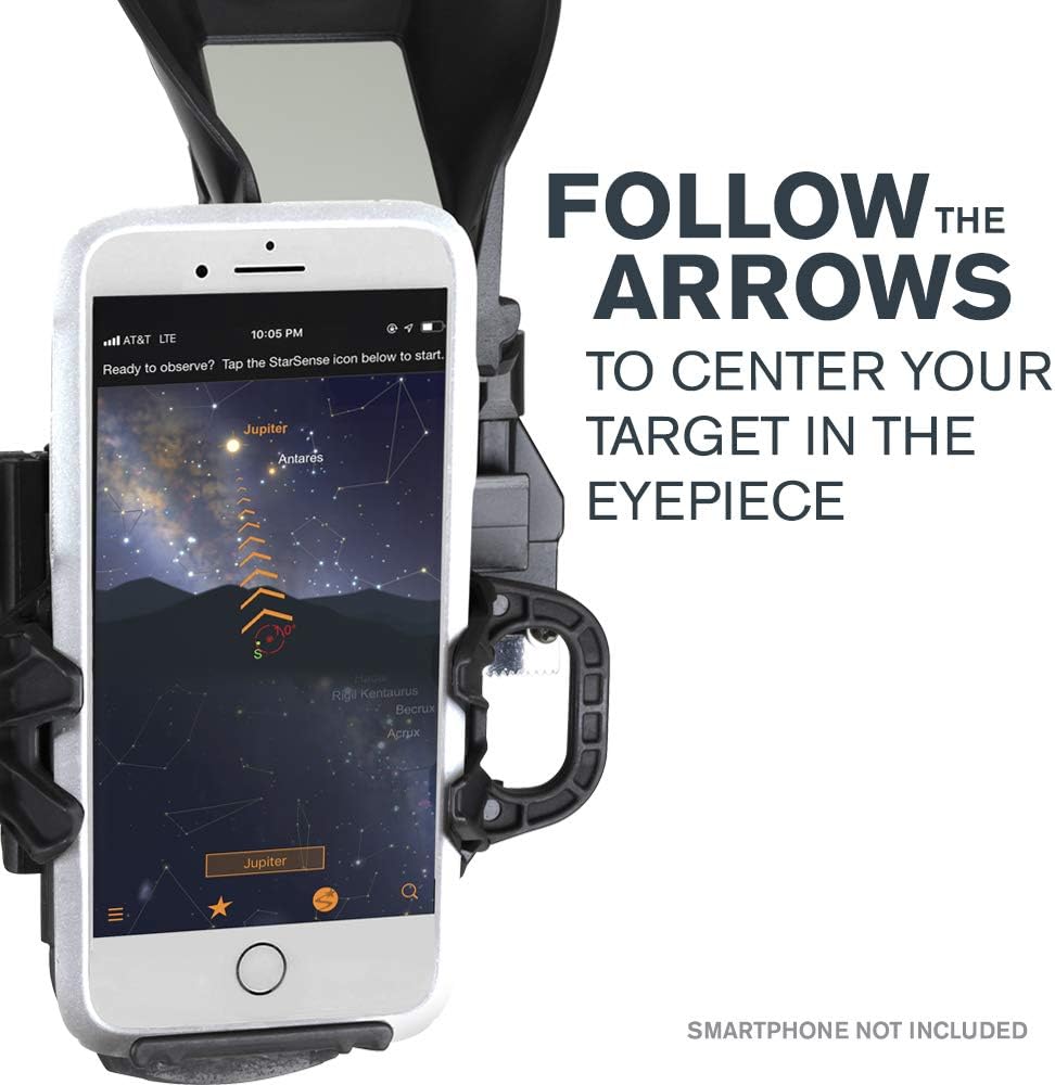 CELESTRON StarSense Explorer DX 130AZ Smartphone App-Enabled Telescope – Works with StarSense App to Help You Find Stars, Planets & More – 130mm Newtonian Reflector – iPhone/Android Compatible - Image 3