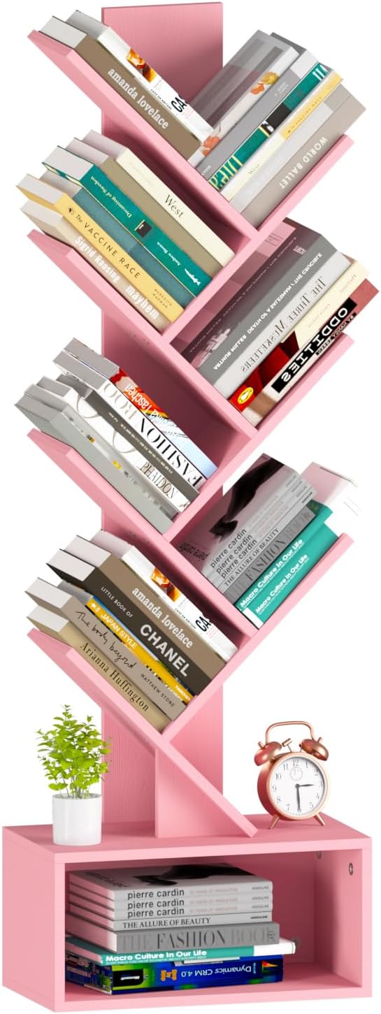 Yoobure Tree Bookshelf, Farmhouse Nightstand - Image 7