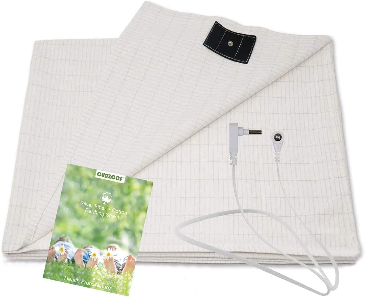 Grounding Sheet with Grounding Cord - Materials Organic Cotton and Silver Fiber Natural Wellness (27 * 52 inch) - Image 2