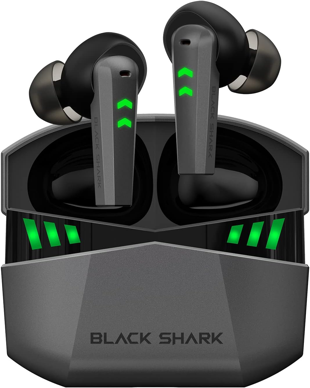 Black Shark Wireless Earbuds with 35ms Ultra-Low Latency, Gaming Bluetooth Earbuds with Premium Sound, Bluetooth 5.2, 10mm Drivers, 4 Hyperclear Mics, IPX5 Waterproof, 20H Play Time, Comfort Fit - Image 2