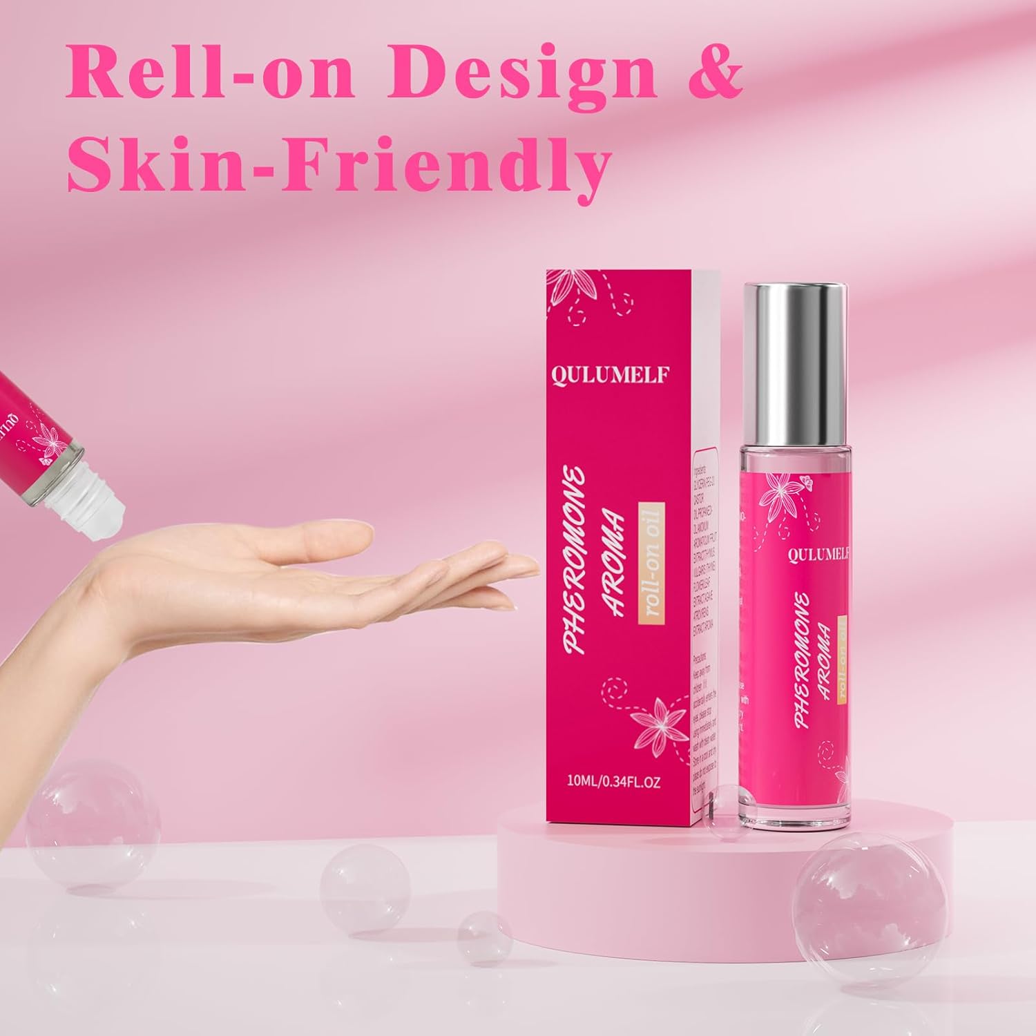 Pheromone Perfume for Women,Fragrance Pheromone Cologne Attract Men, Long Lasting Women's Perfume, Roller Ball Design, Portable and Fruity - Image 6