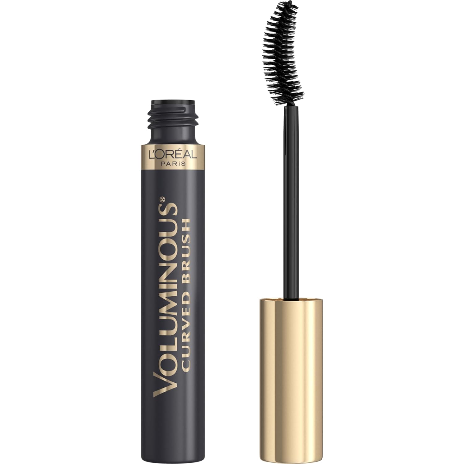 L'Oreal Paris Makeup Voluminous Original Curved Brush Mascara, Black, 0.28 Fl Oz - Image 2