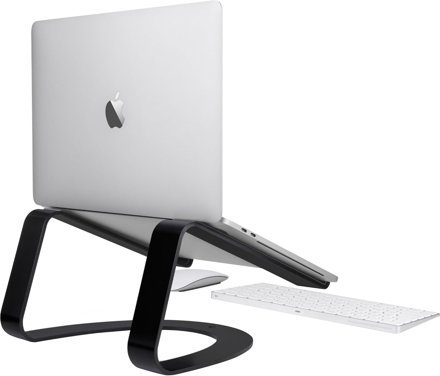 Twelve South Curve for MacBooks and Laptops | Ergonomic desktop cooling stand for home or office (matte black) - Image 5