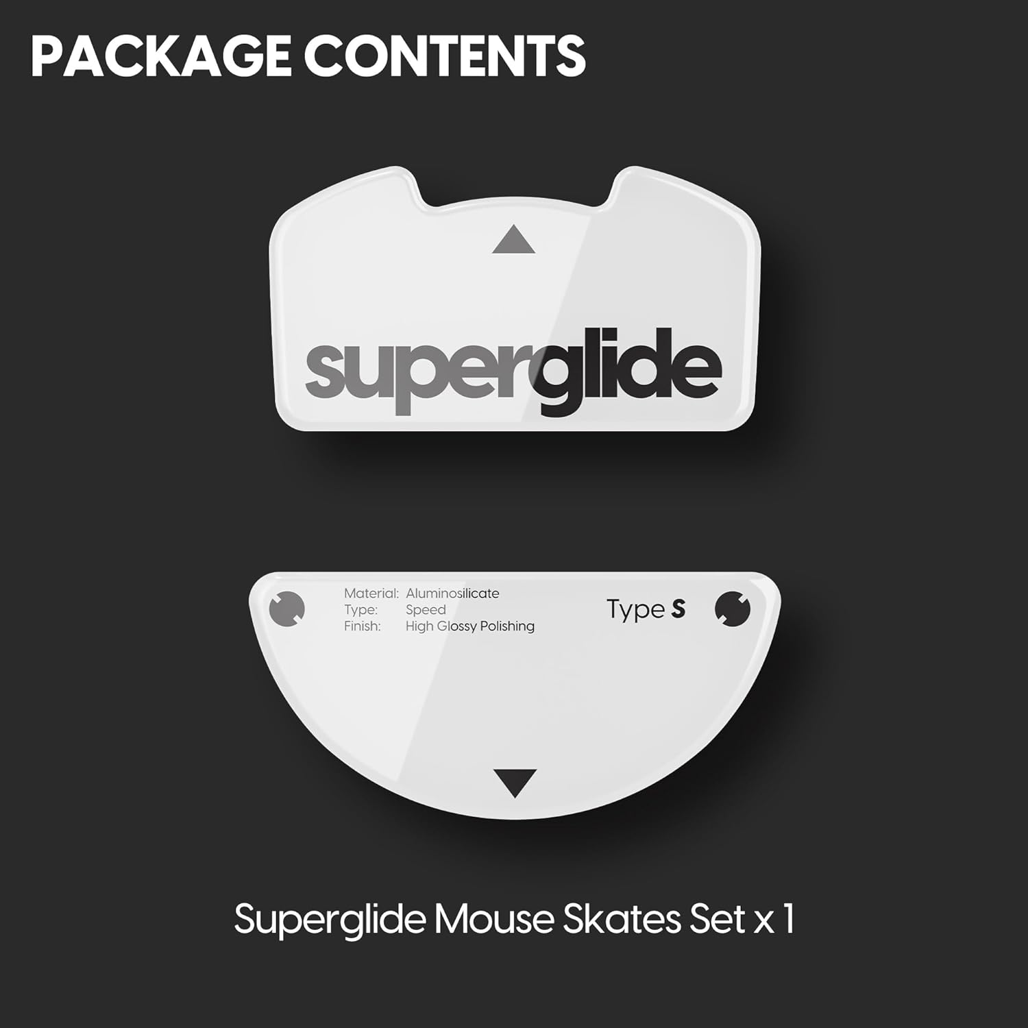 Superglide Glass Mouse Skates - Super Smooth Glide, Polished Round Edge, Super Fast Gaming Mouse Feet with Durable Sole for Razer Viper V3 Pro (Type-S, White) - Image 6