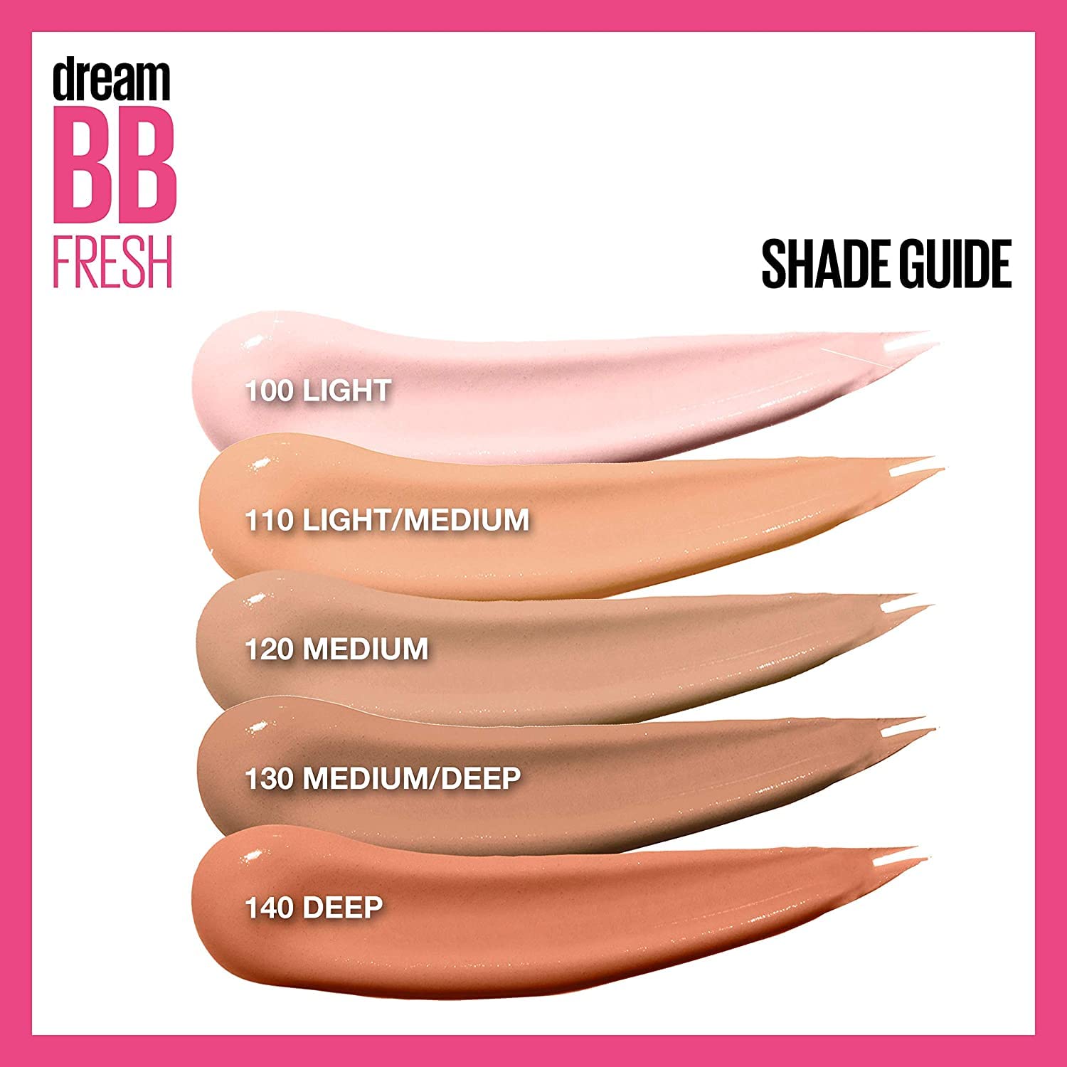 Maybelline Dream Fresh Skin Hydrating BB cream, 8-in-1 Skin Perfecting Beauty Balm with Broad Spectrum SPF 30, Sheer Tint Coverage, Oil-Free, Medium, 1 Fl Oz - Image 7