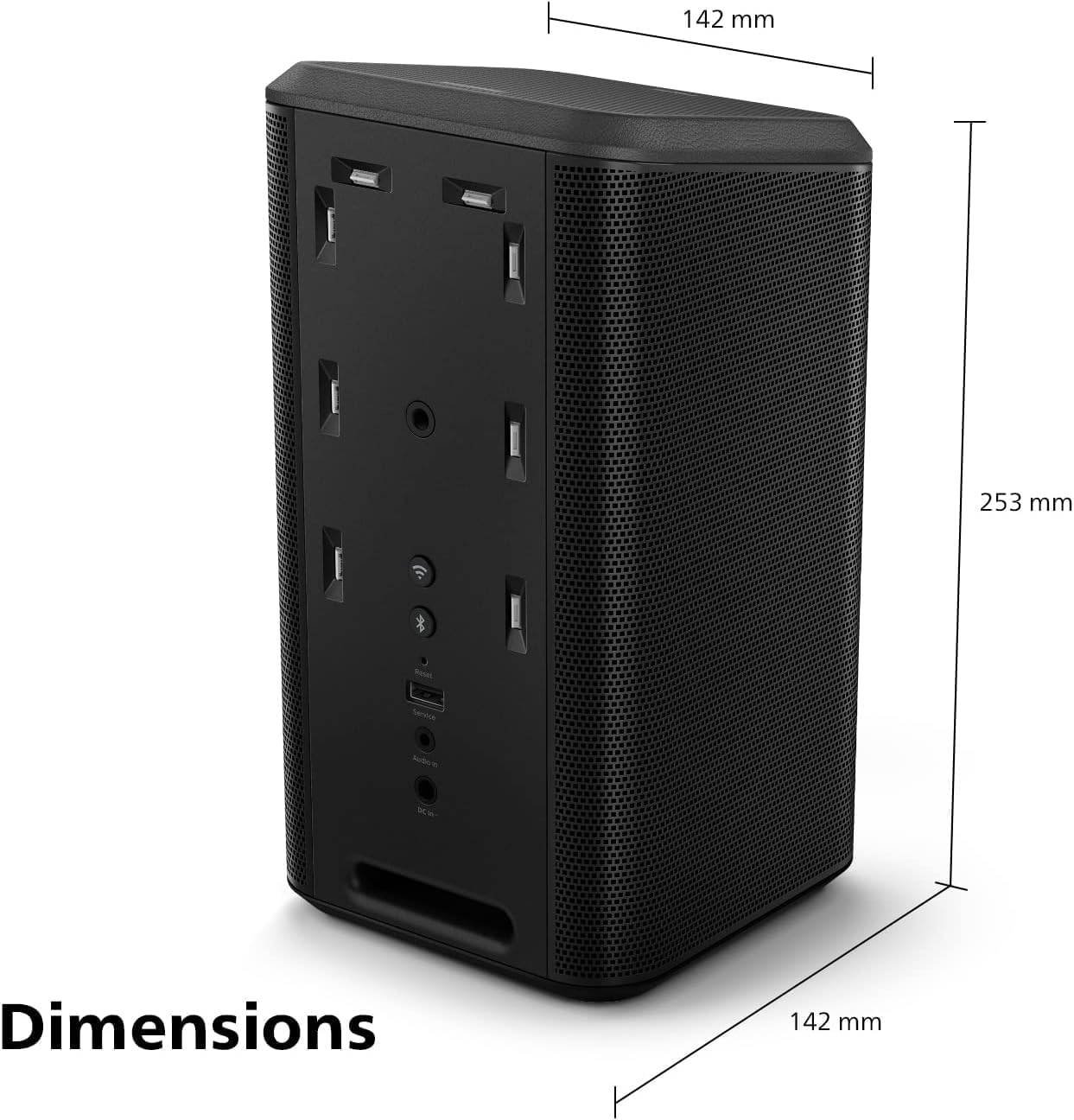 PHILIPS Fidelio TAFS1 Bluetooth Speaker System - 60 W RMS - Alexa, Google Assistant, Siri Supported - Black - Image 8