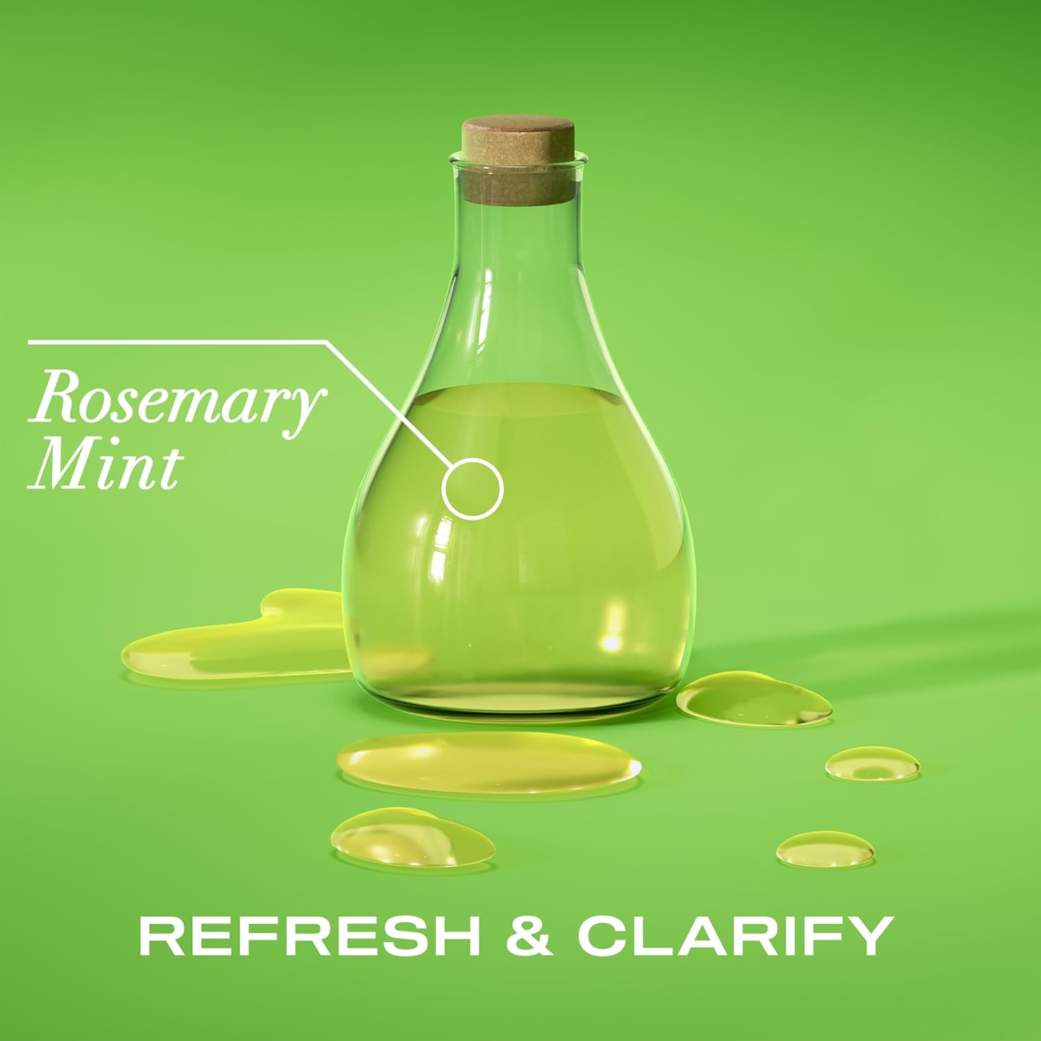 OGX Extra Strength Refreshing Scalp + Rosemary Mint, Refreshing to Help Remove Scalp Buildup, Minty Leave-In Dry for Shiny Hair, 4 fl. Oz - Image 4