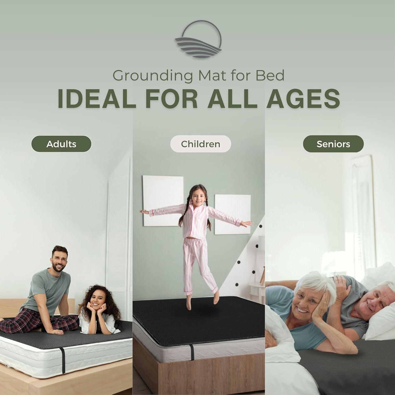 ELECTRAWAVE Grounding Mattress Cover Pad, Queen Size Earth Connected Conductive Carbon Leatherette Grounding Sheets for Better Sleep, Relieve Pain, Reduce Inflamation - Image 7